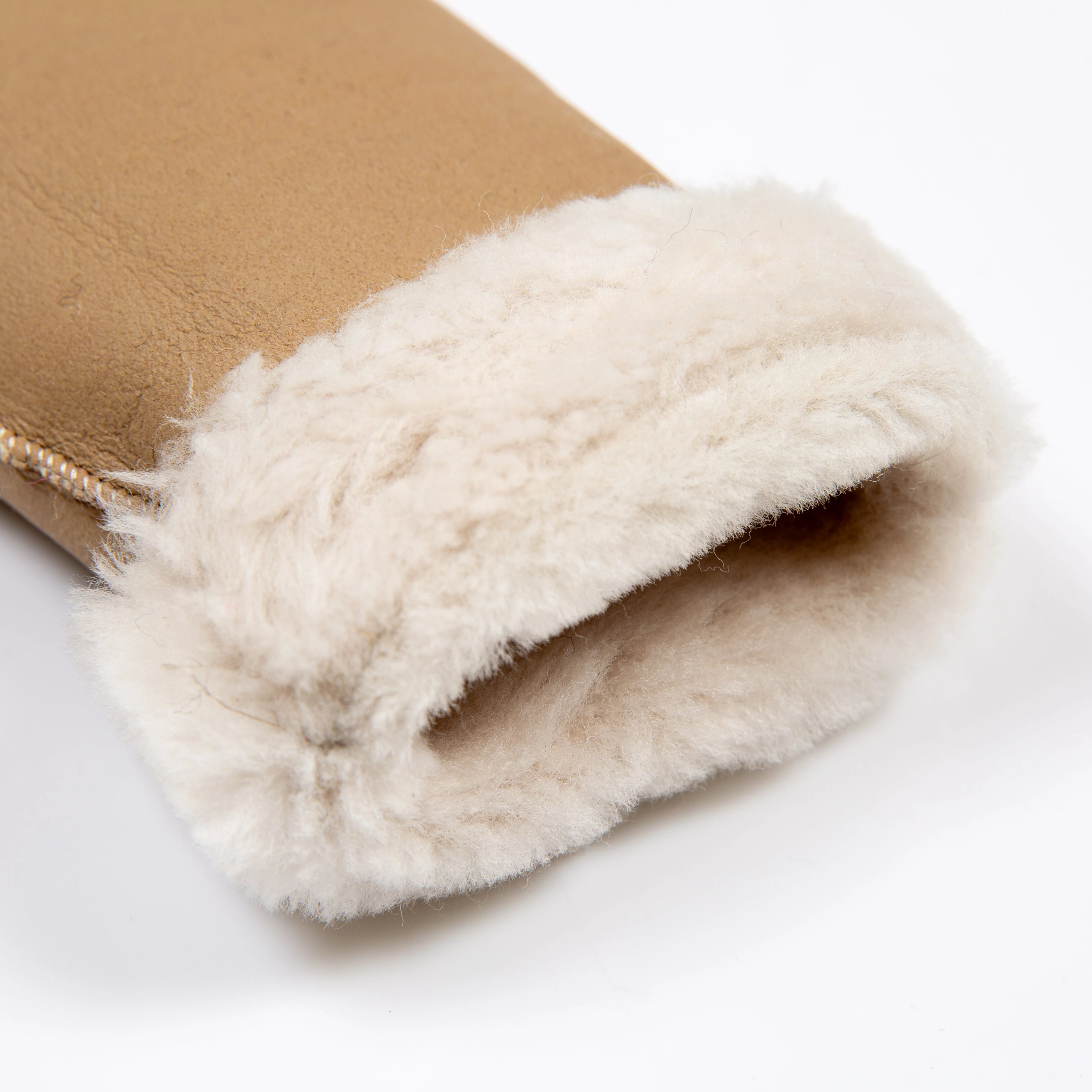 Women's Fingerless Sheepskin Mittens - Image 100