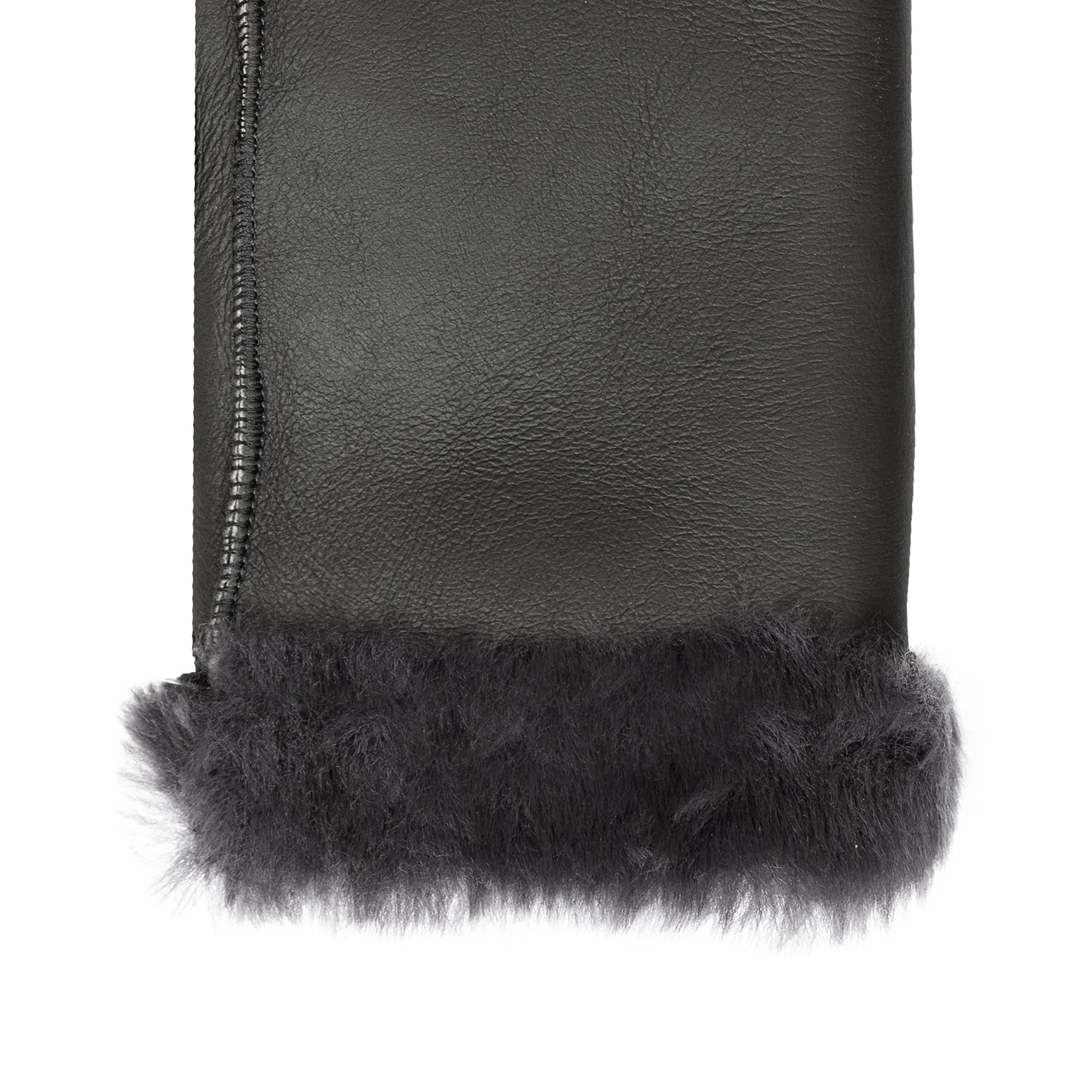 Women's Fingerless Sheepskin Mittens - Image 24