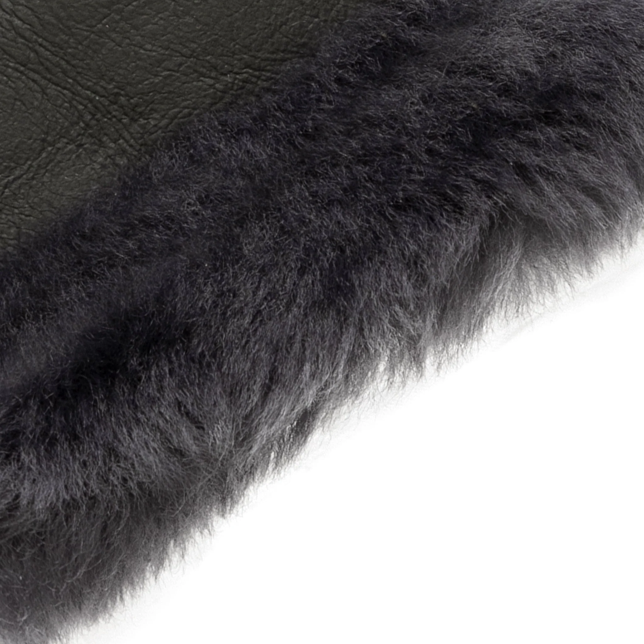 Women's Fingerless Sheepskin Mittens - Image 30