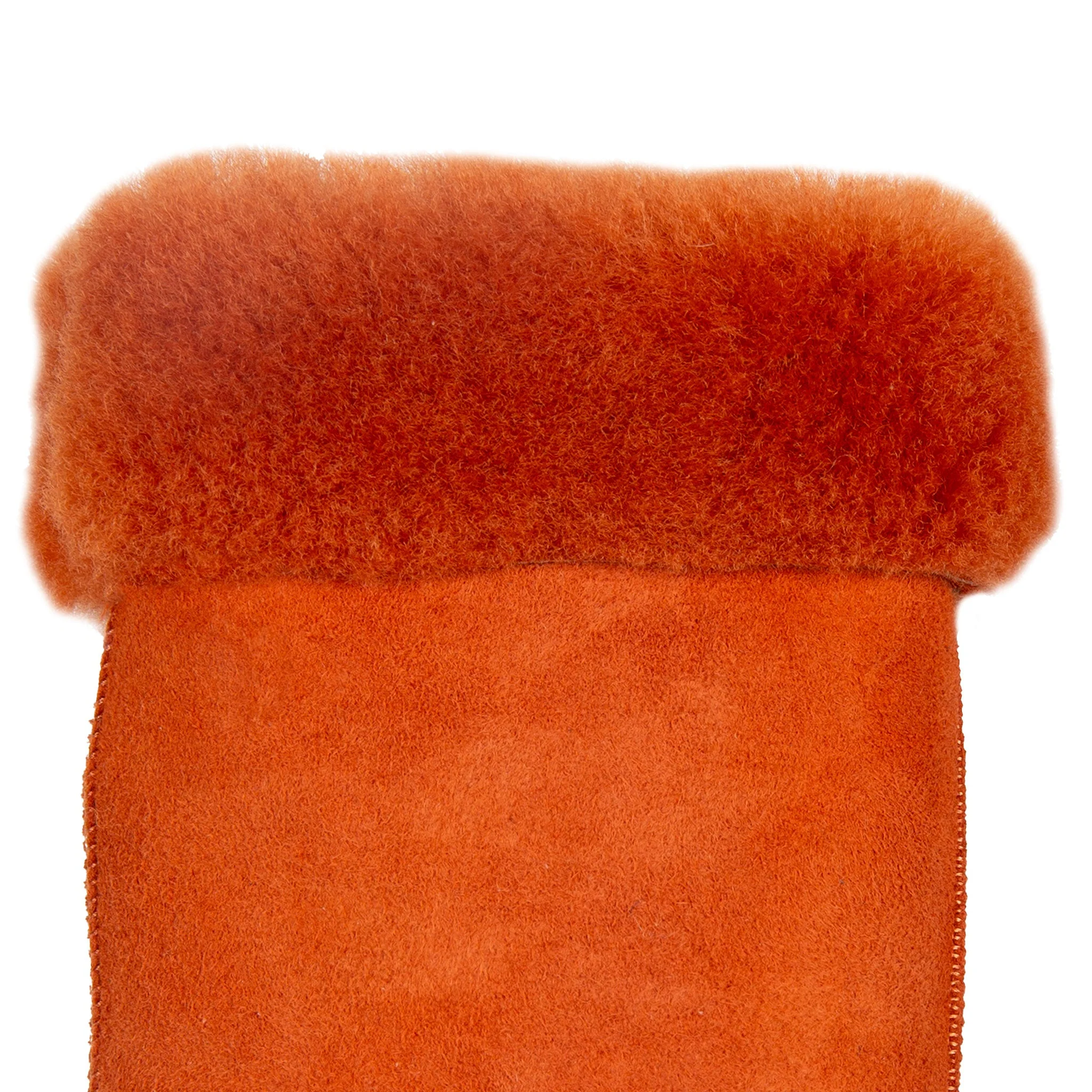 Women's Fingerless Sheepskin Mittens - Image 4
