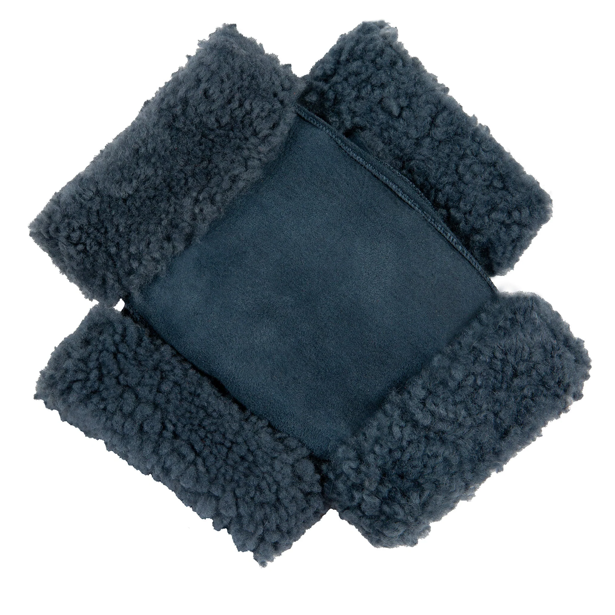 Women's Fingerless Sheepskin Mittens - Image 41