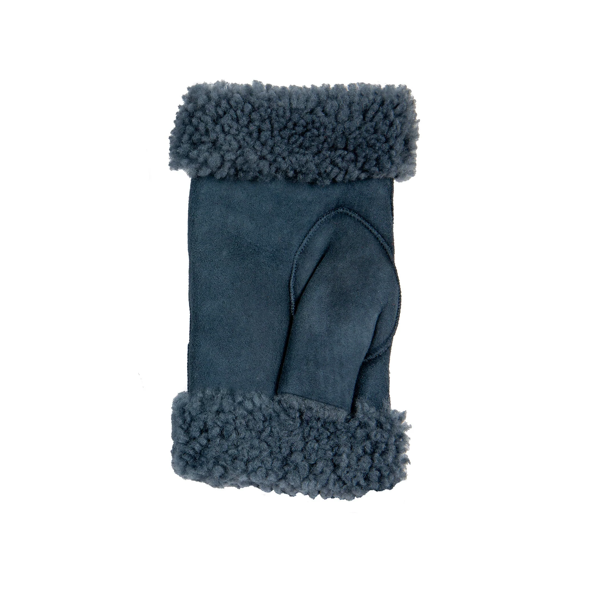 Women's Fingerless Sheepskin Mittens - Image 45