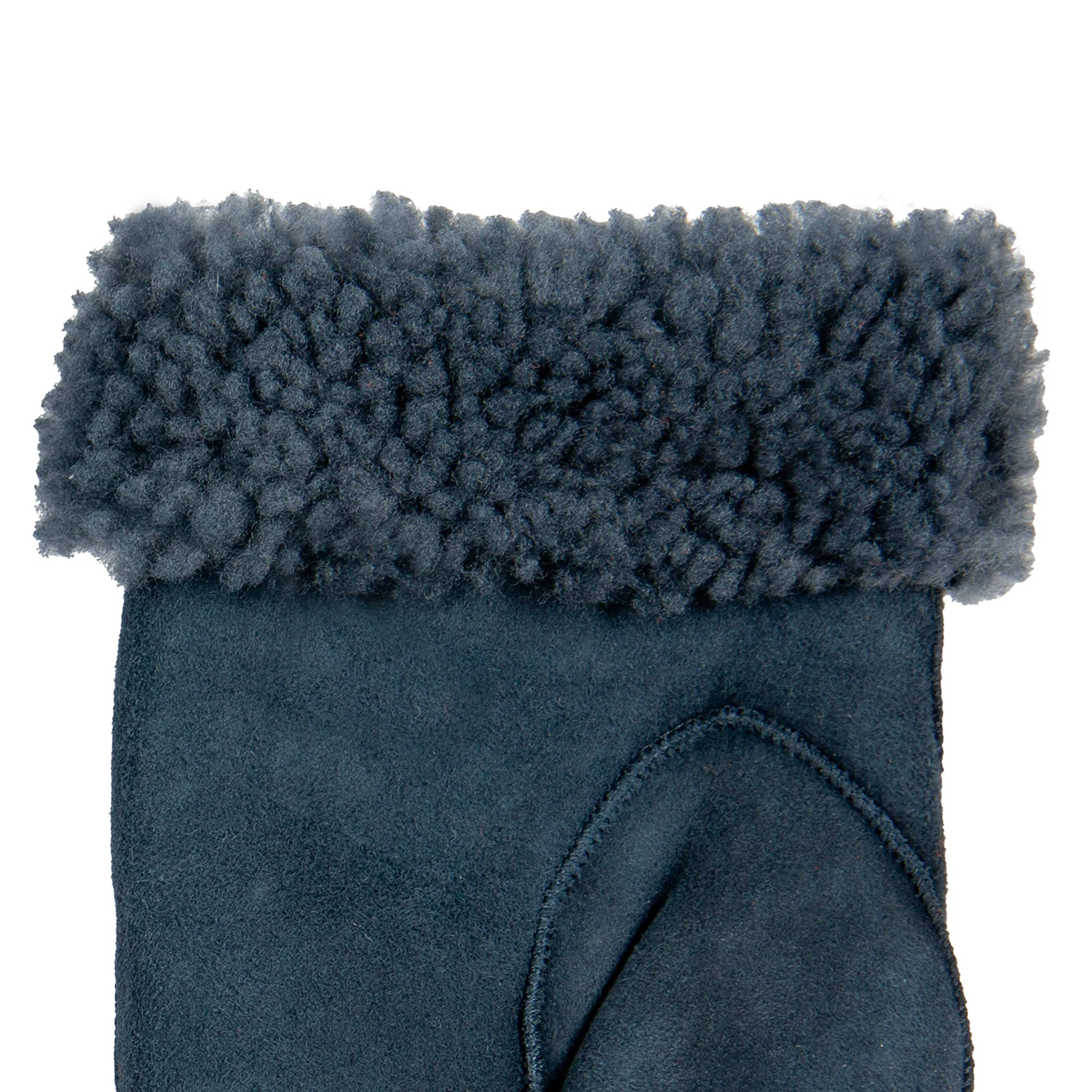 Women's Fingerless Sheepskin Mittens - Image 46