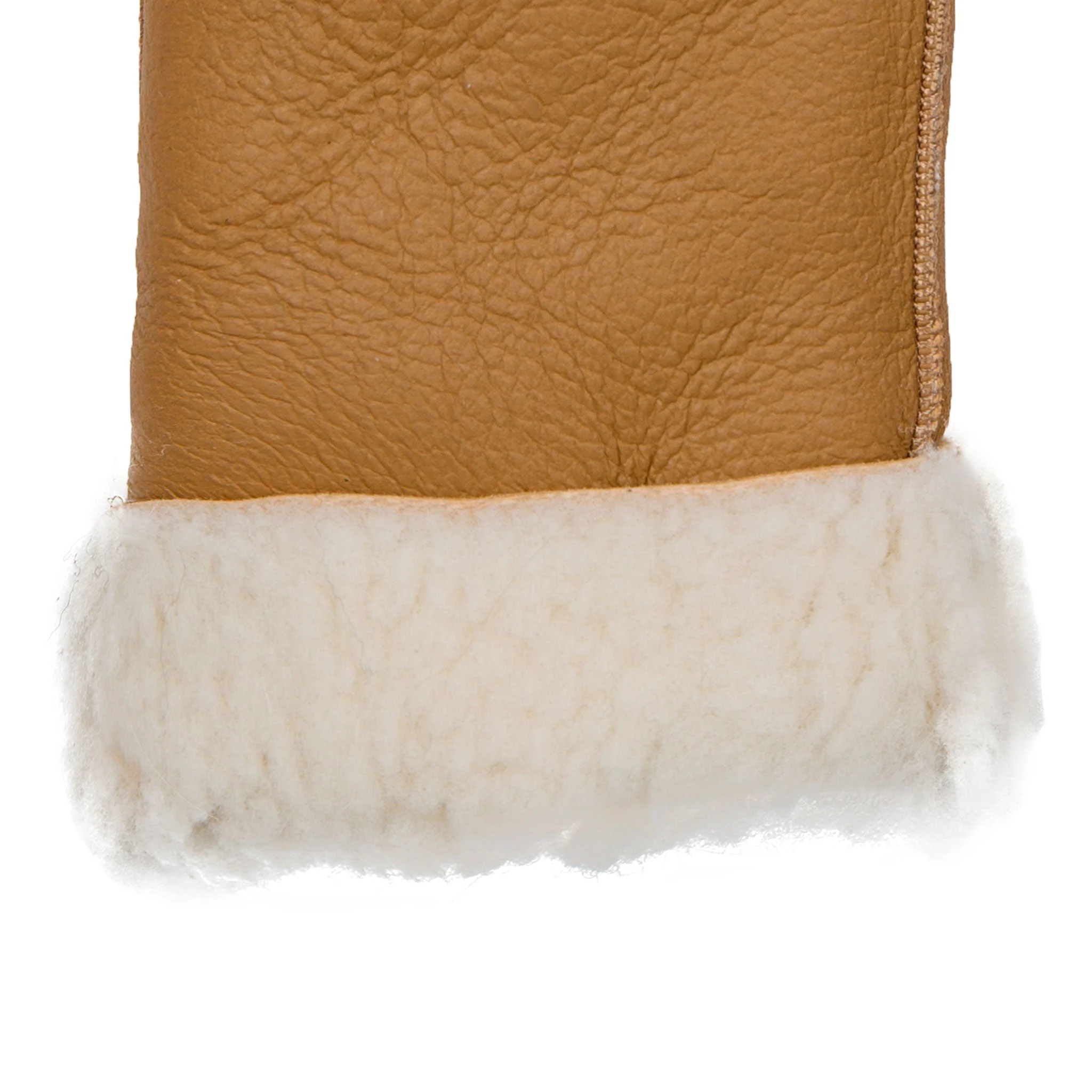 Women's Fingerless Sheepskin Mittens - Image 54