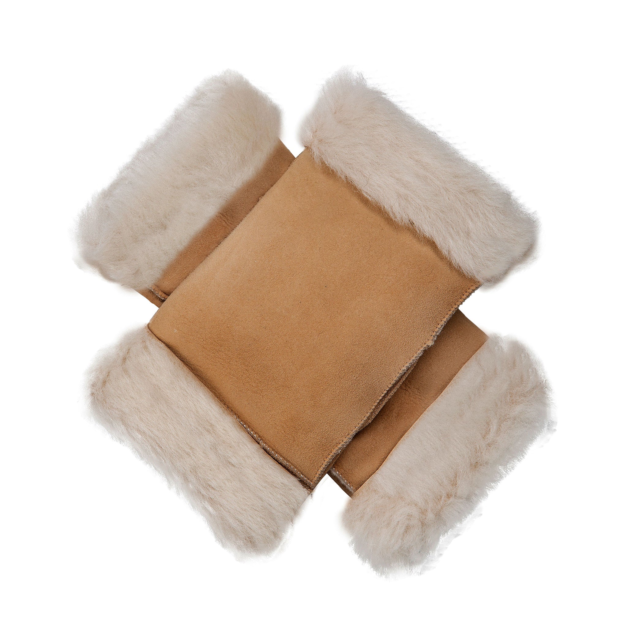 Women's Fingerless Sheepskin Mittens - Image 63