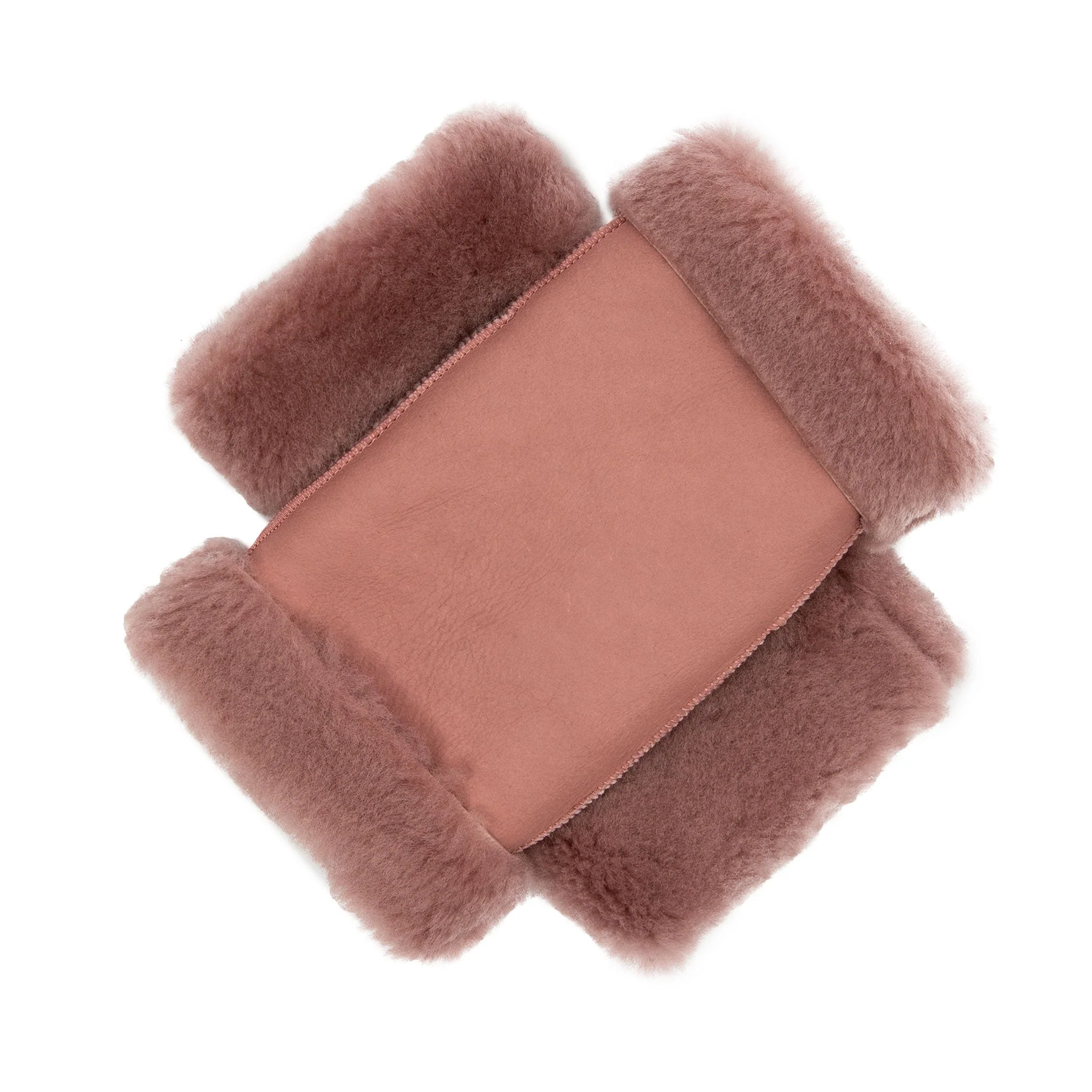 Women's Fingerless Sheepskin Mittens - Image 70