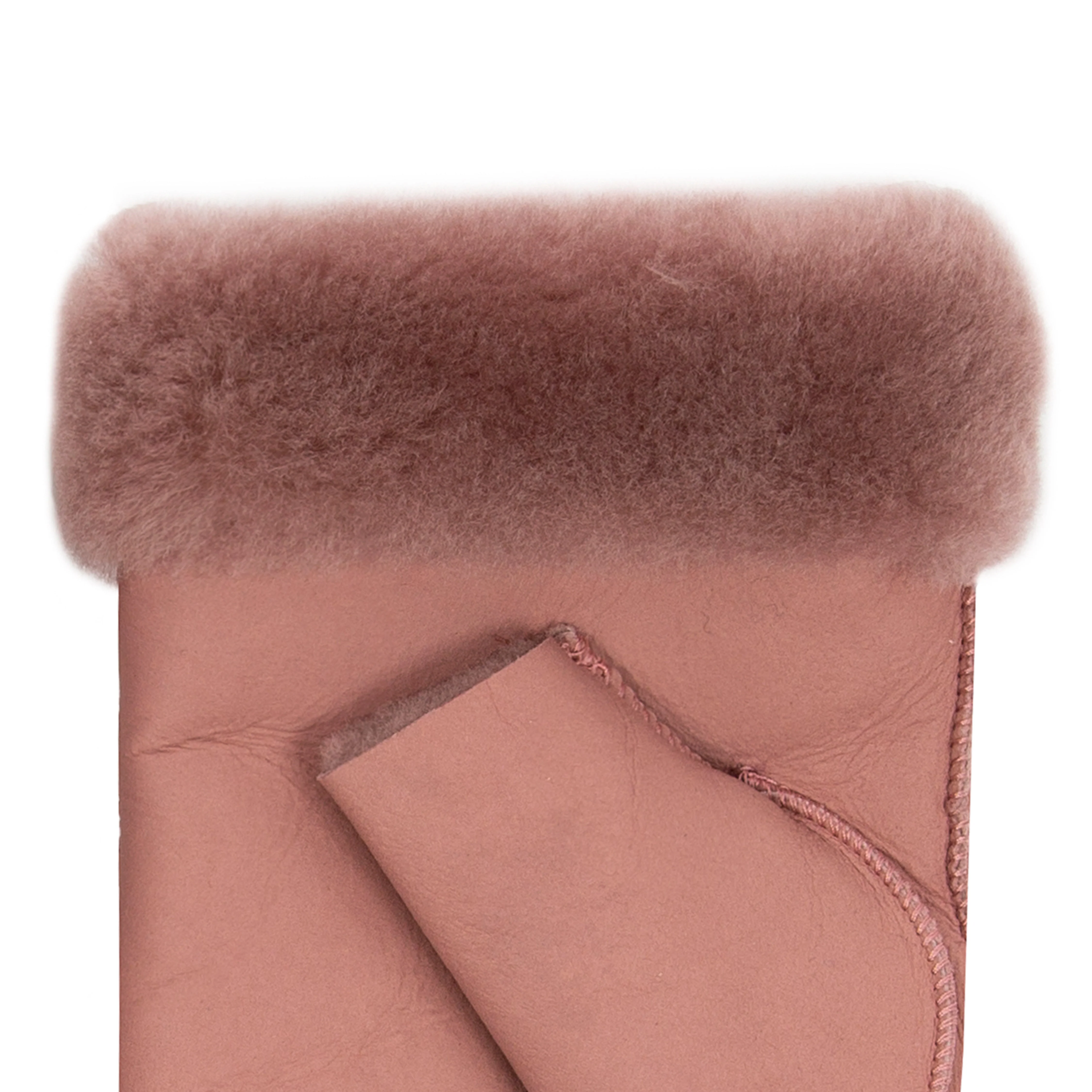 Women's Fingerless Sheepskin Mittens - Image 76