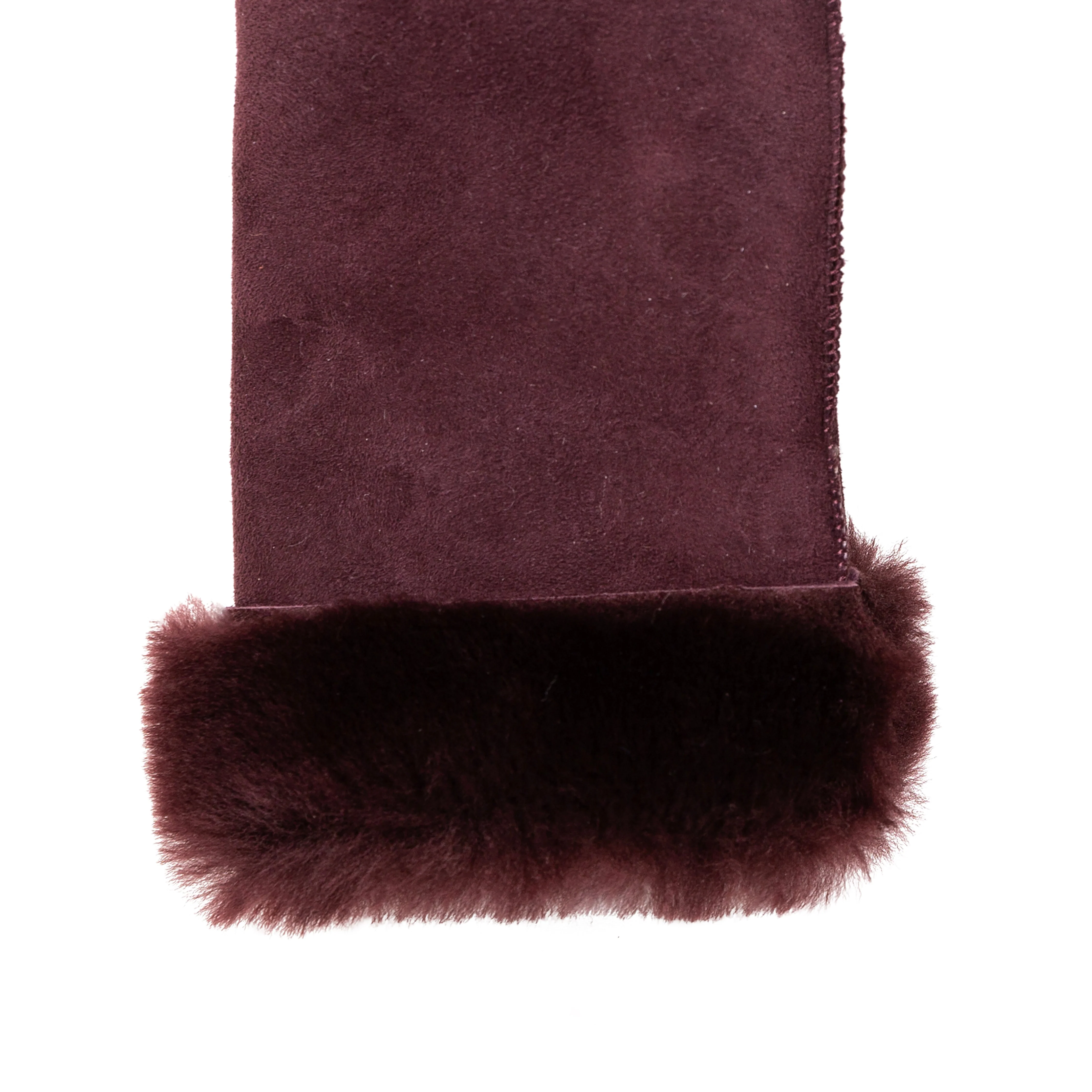 Women's Fingerless Sheepskin Mittens - Image 85