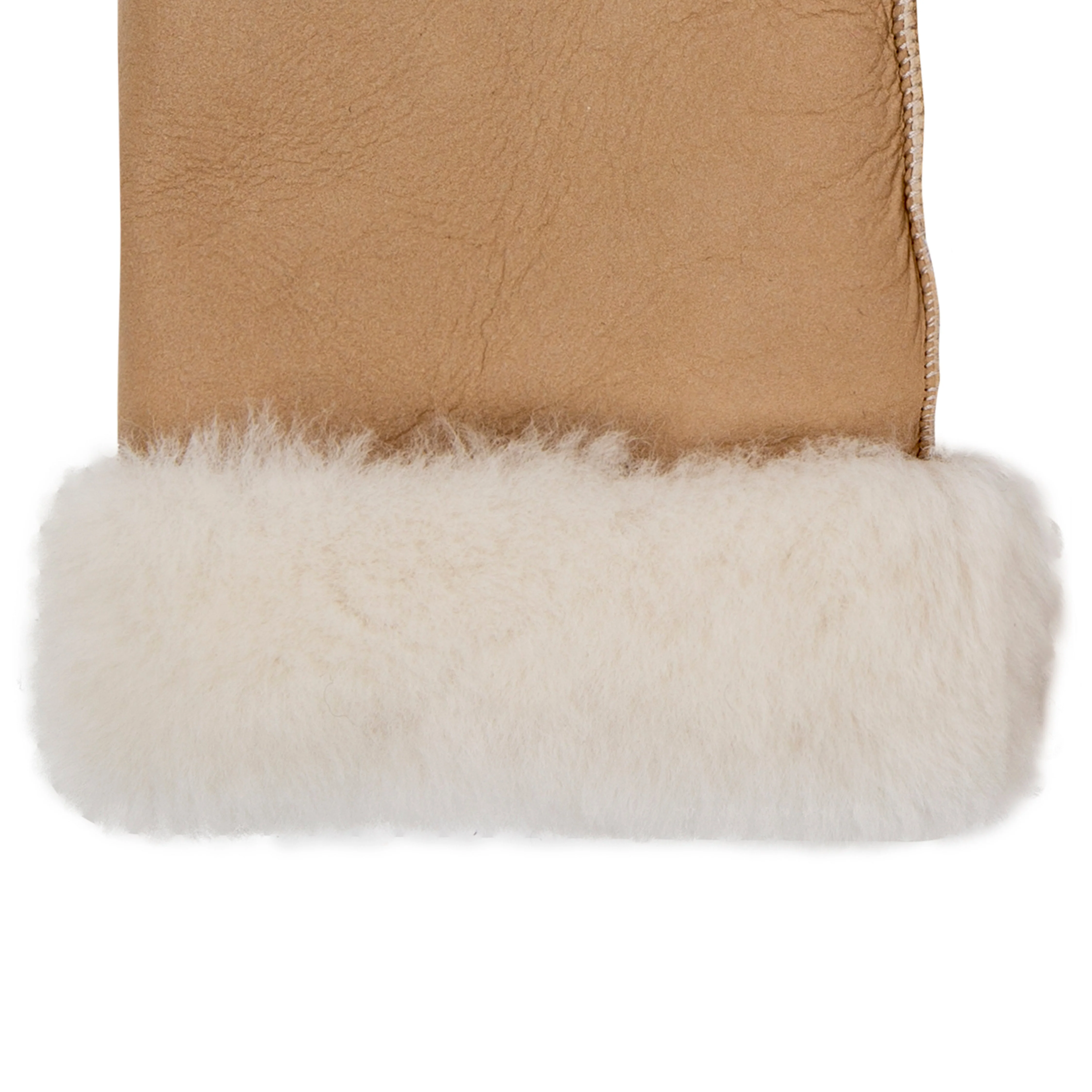 Women's Fingerless Sheepskin Mittens - Image 95