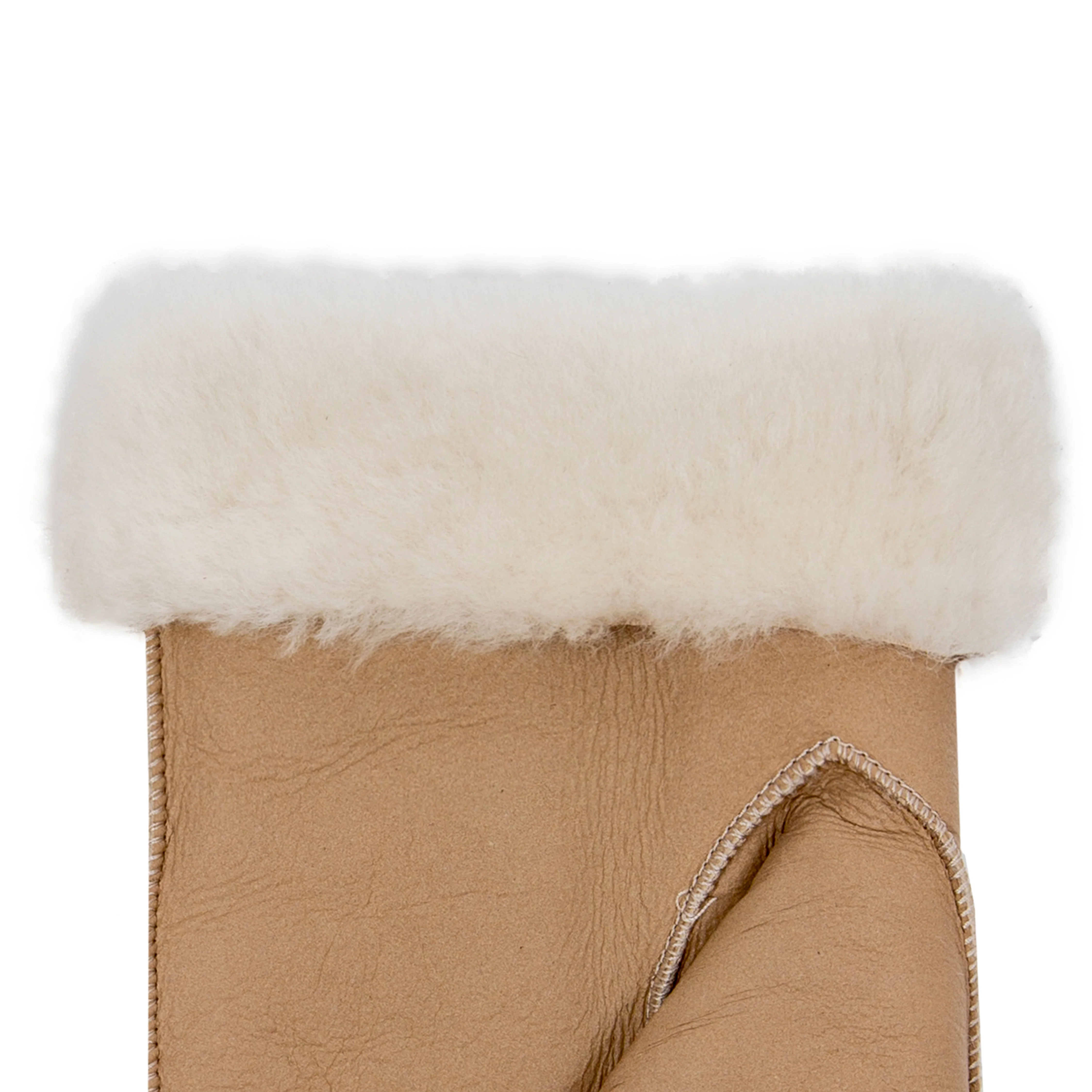 Women's Fingerless Sheepskin Mittens - Image 97