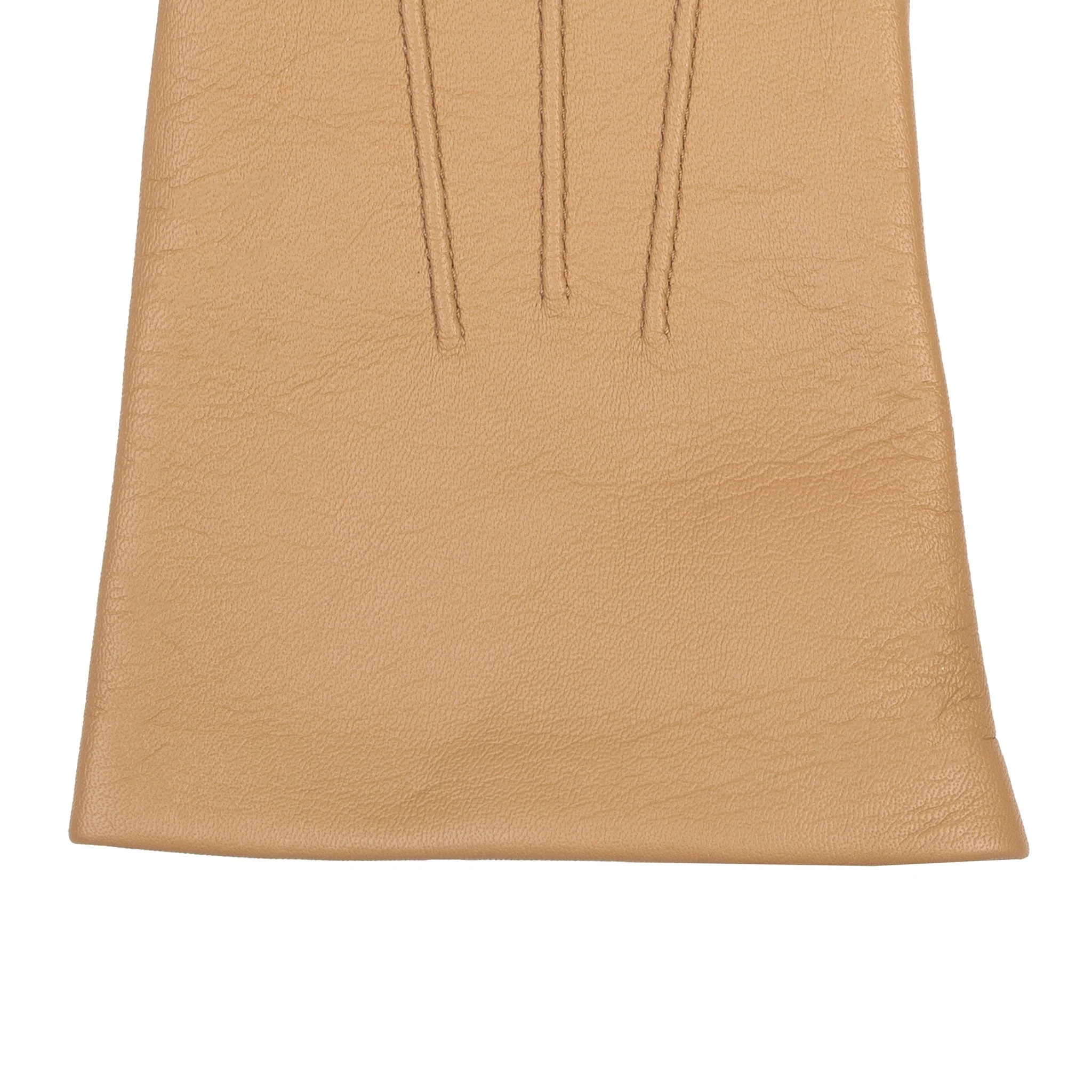 Women's Three-Point Silk-Lined Leather Gloves - Image 19