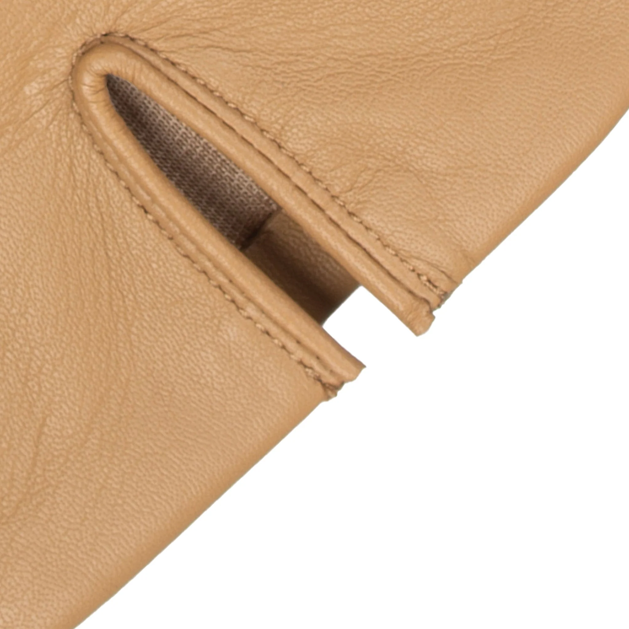 Women's Three-Point Silk-Lined Leather Gloves - Image 25