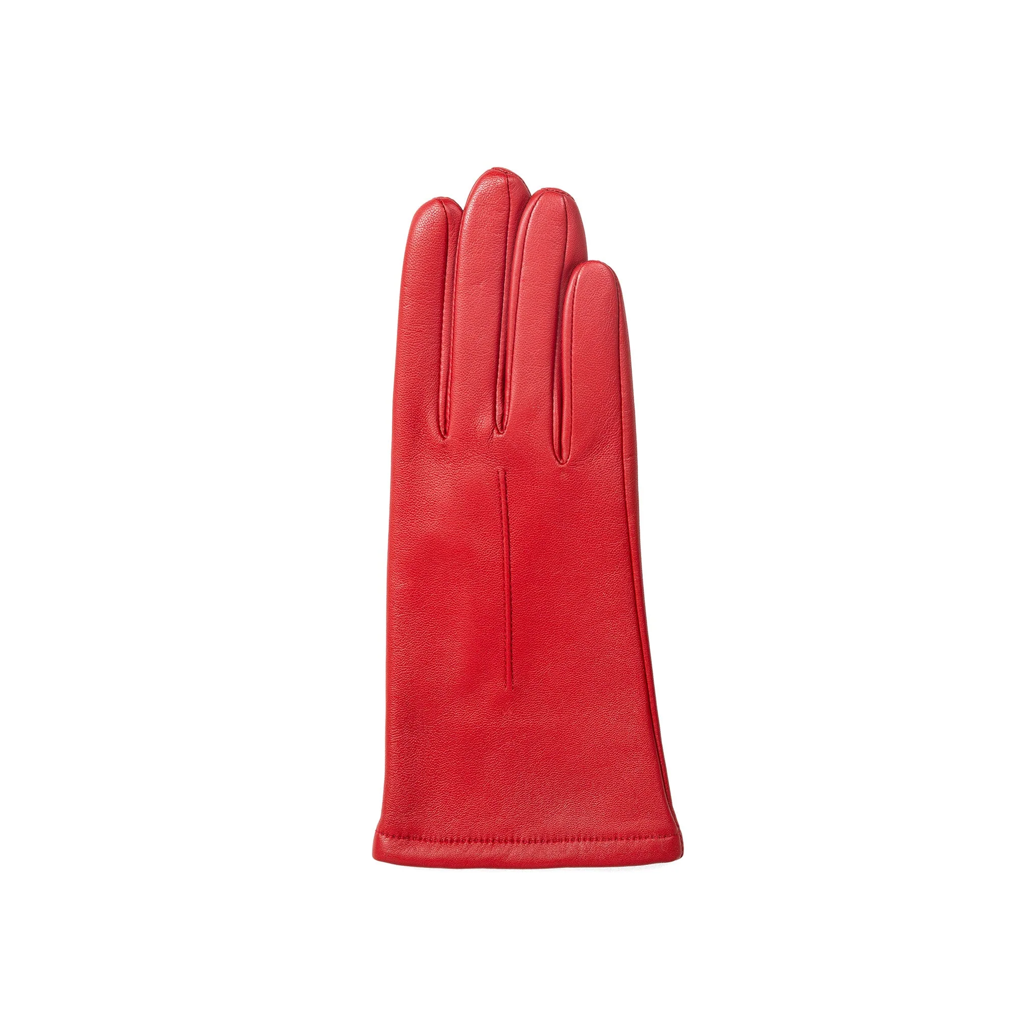 Women's Single-Point Lined Leather Gloves - Image 13