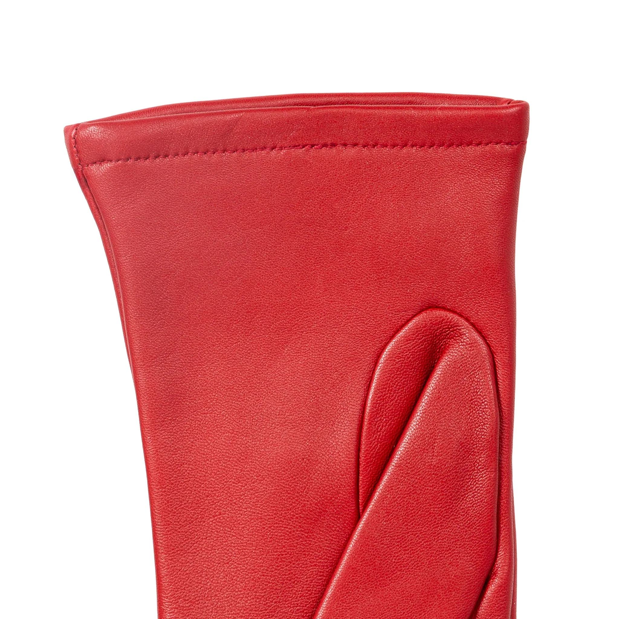 Women's Single-Point Lined Leather Gloves - Image 16