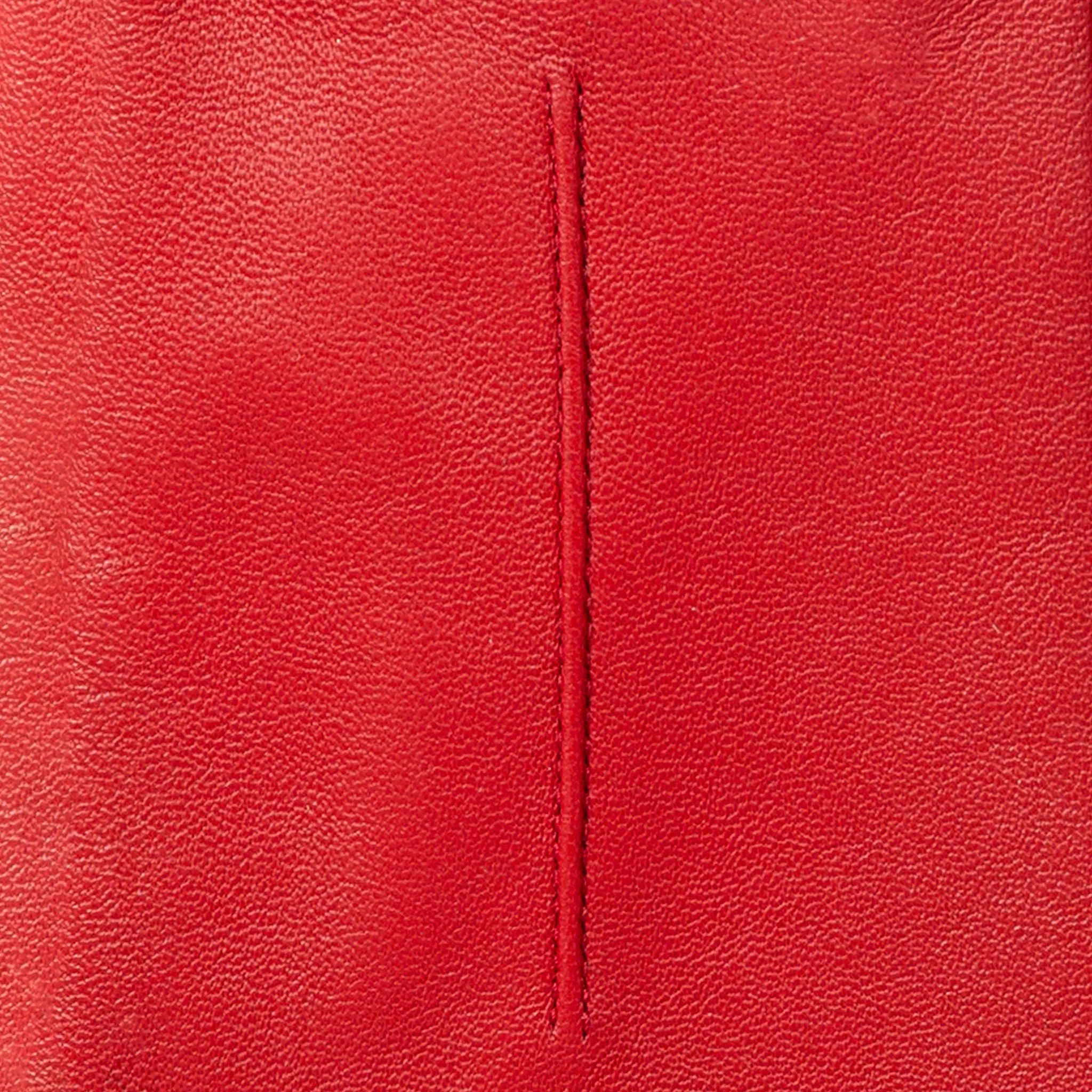 Women's Single-Point Lined Leather Gloves - Image 18
