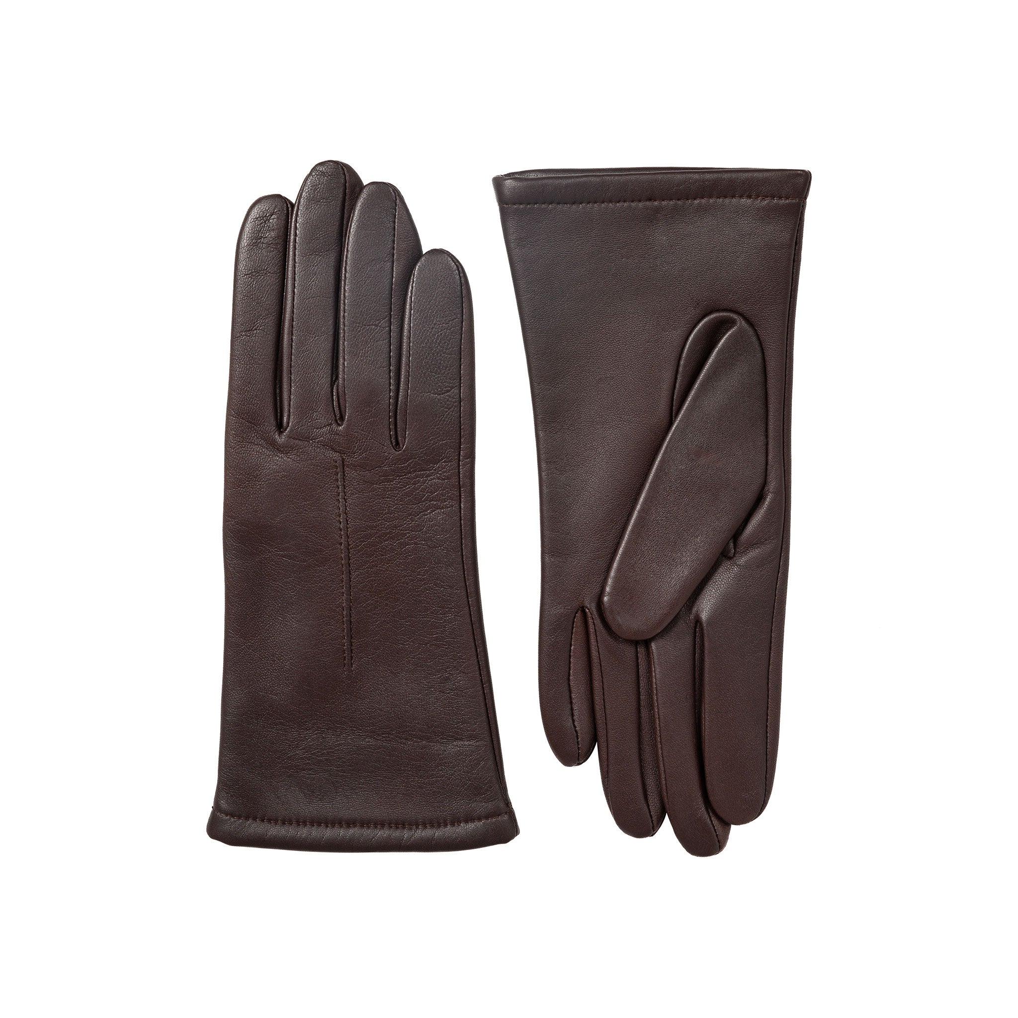 Women's Single-Point Lined Leather Gloves - Image 22