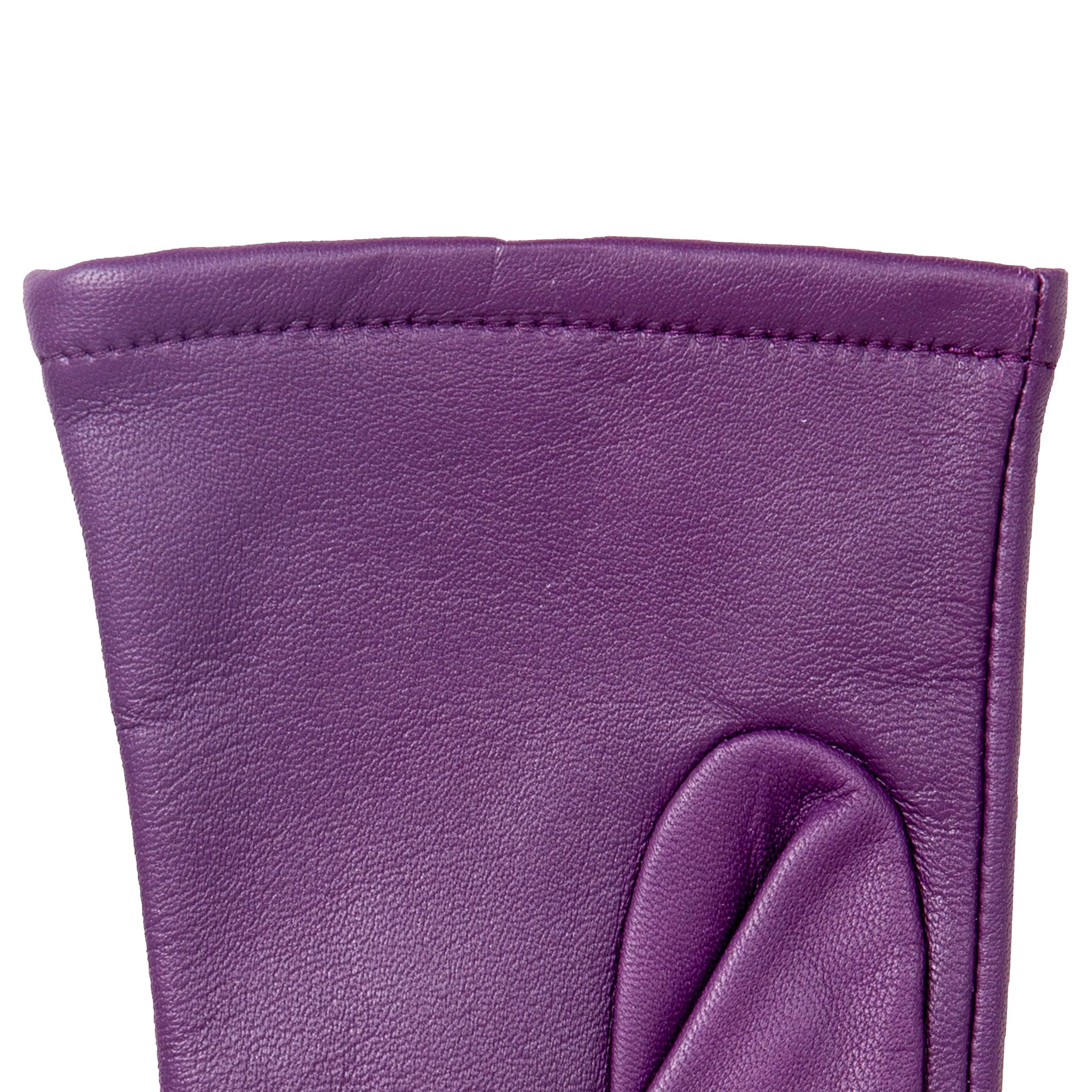 Women's Single-Point Lined Leather Gloves - Image 35