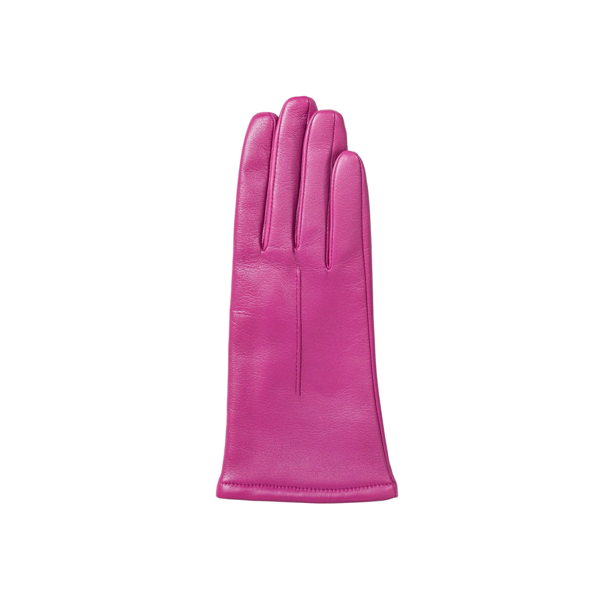 Women's Single-Point Lined Leather Gloves - Image 4