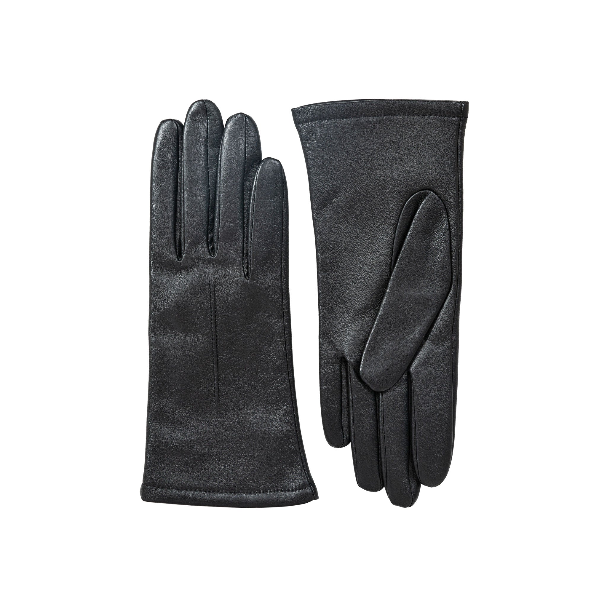 Women's Single-Point Lined Leather Gloves - Image 41