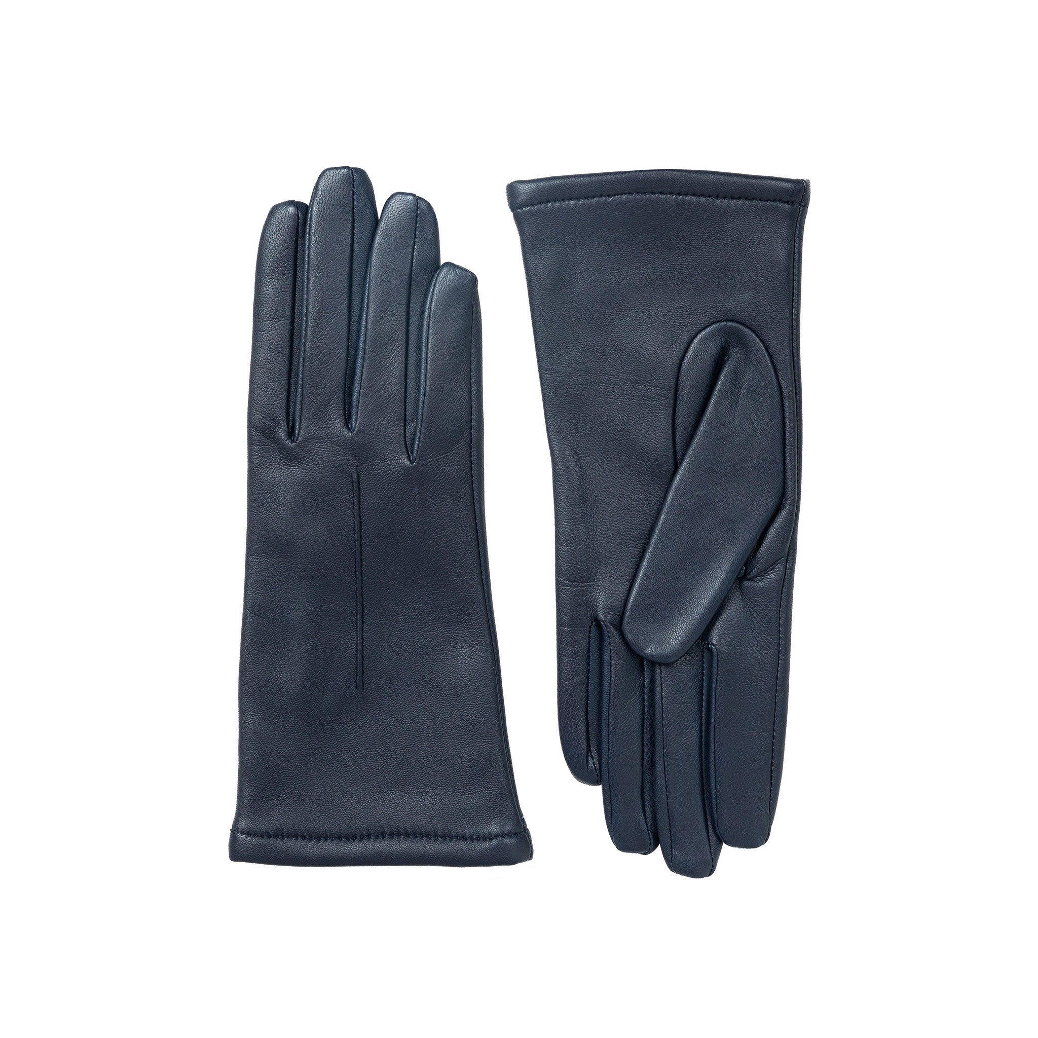 Women's Single-Point Lined Leather Gloves - Image 51