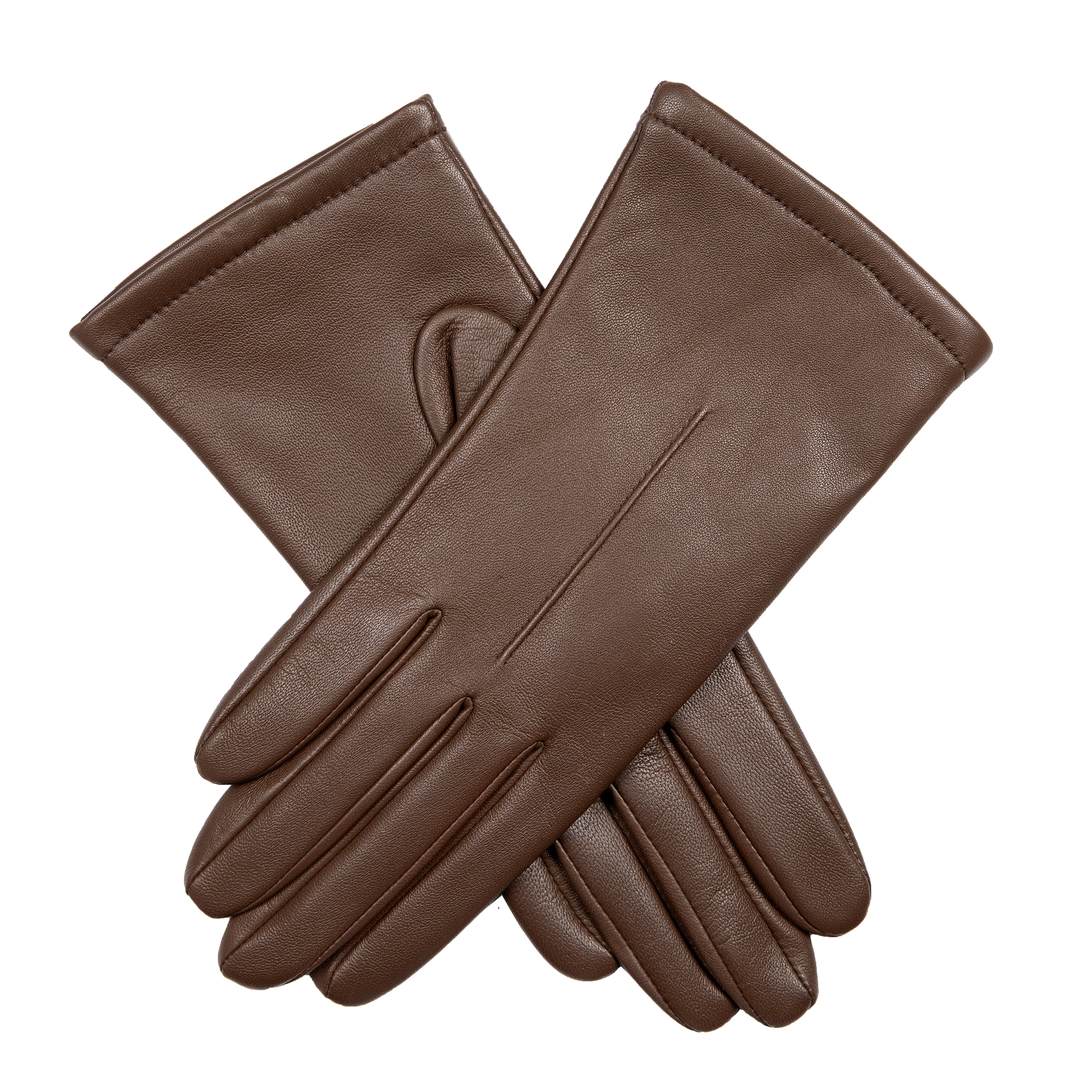 Women's Single-Point Lined Leather Gloves - Image 60