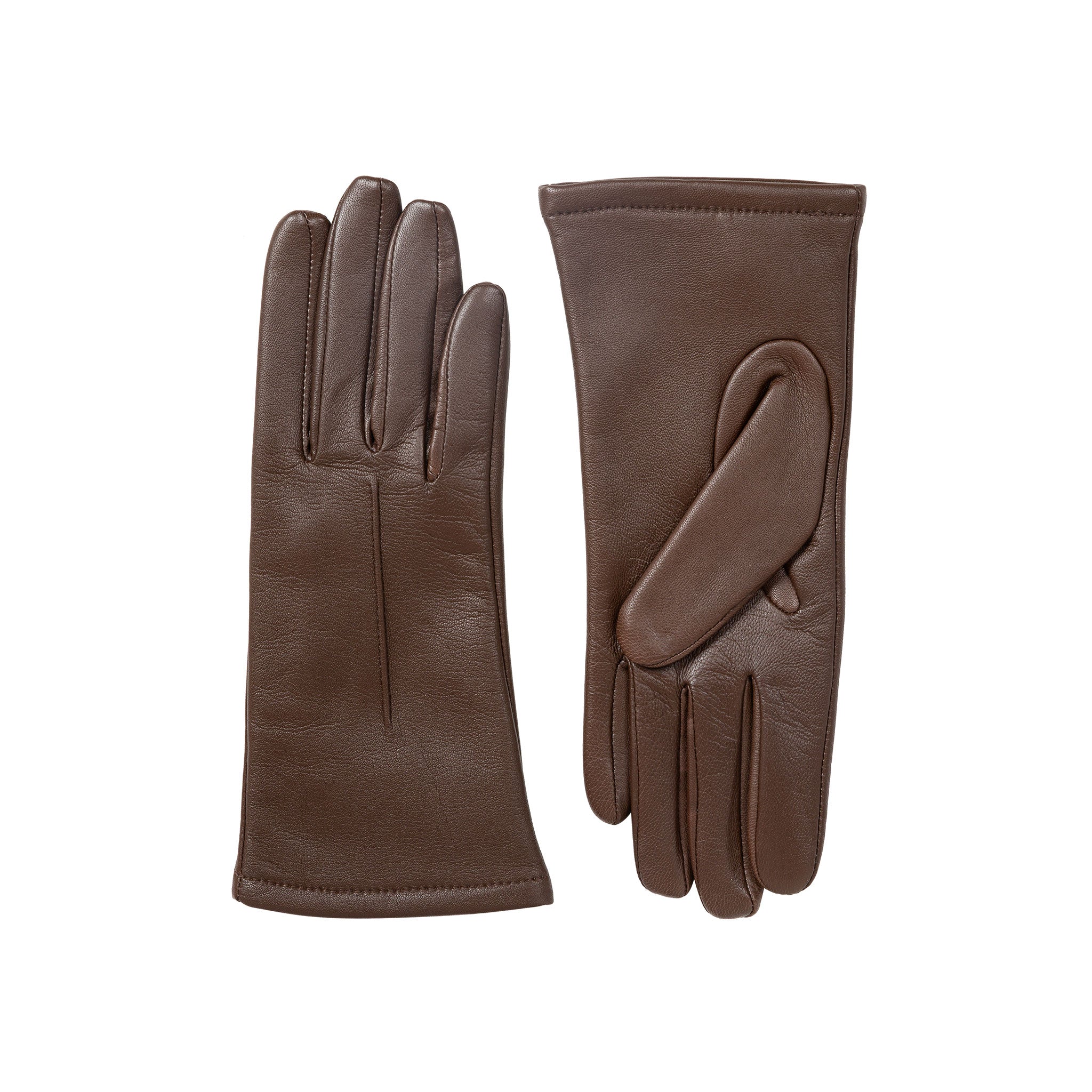 Women's Single-Point Lined Leather Gloves - Image 61