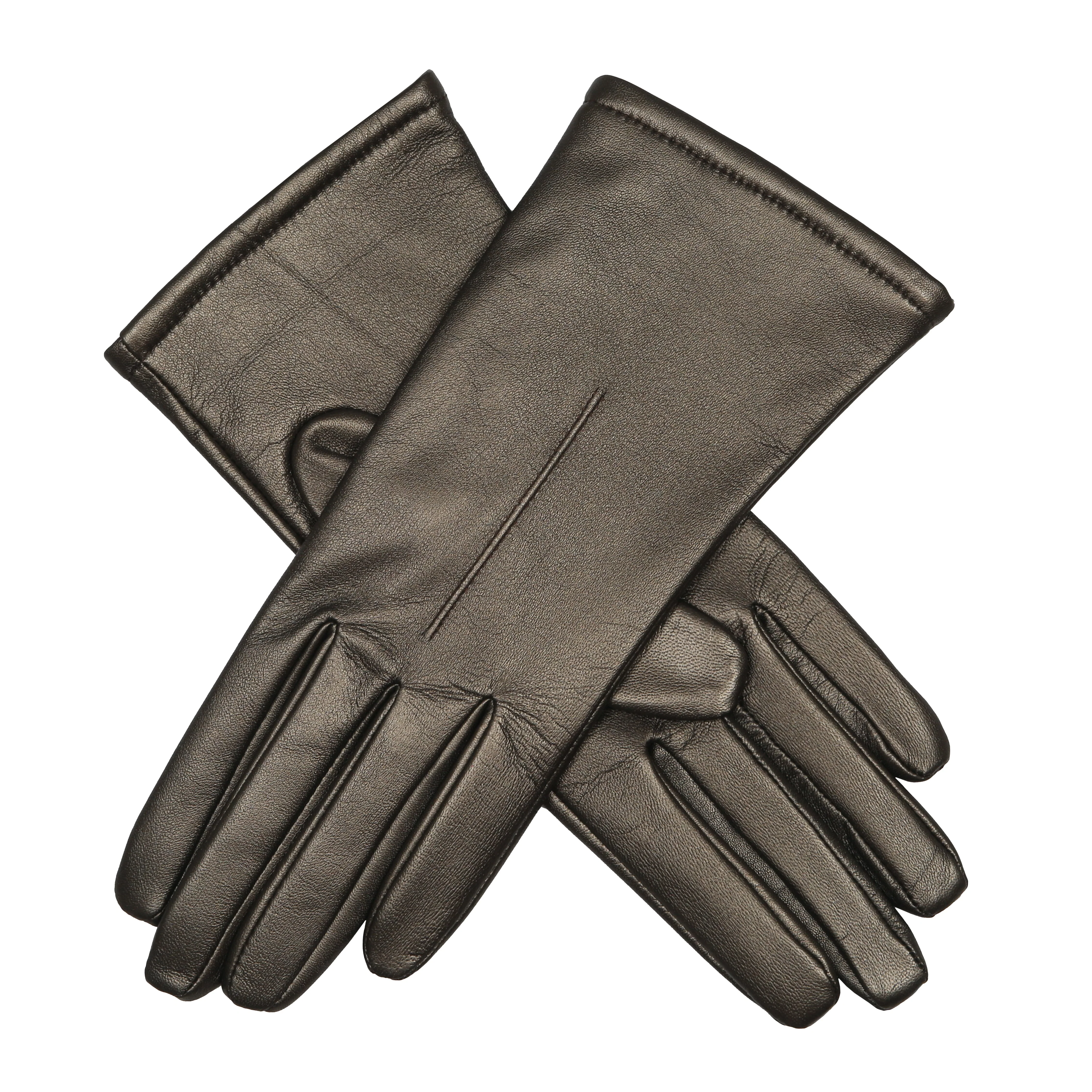 Women's Single-Point Lined Leather Gloves - Image 80