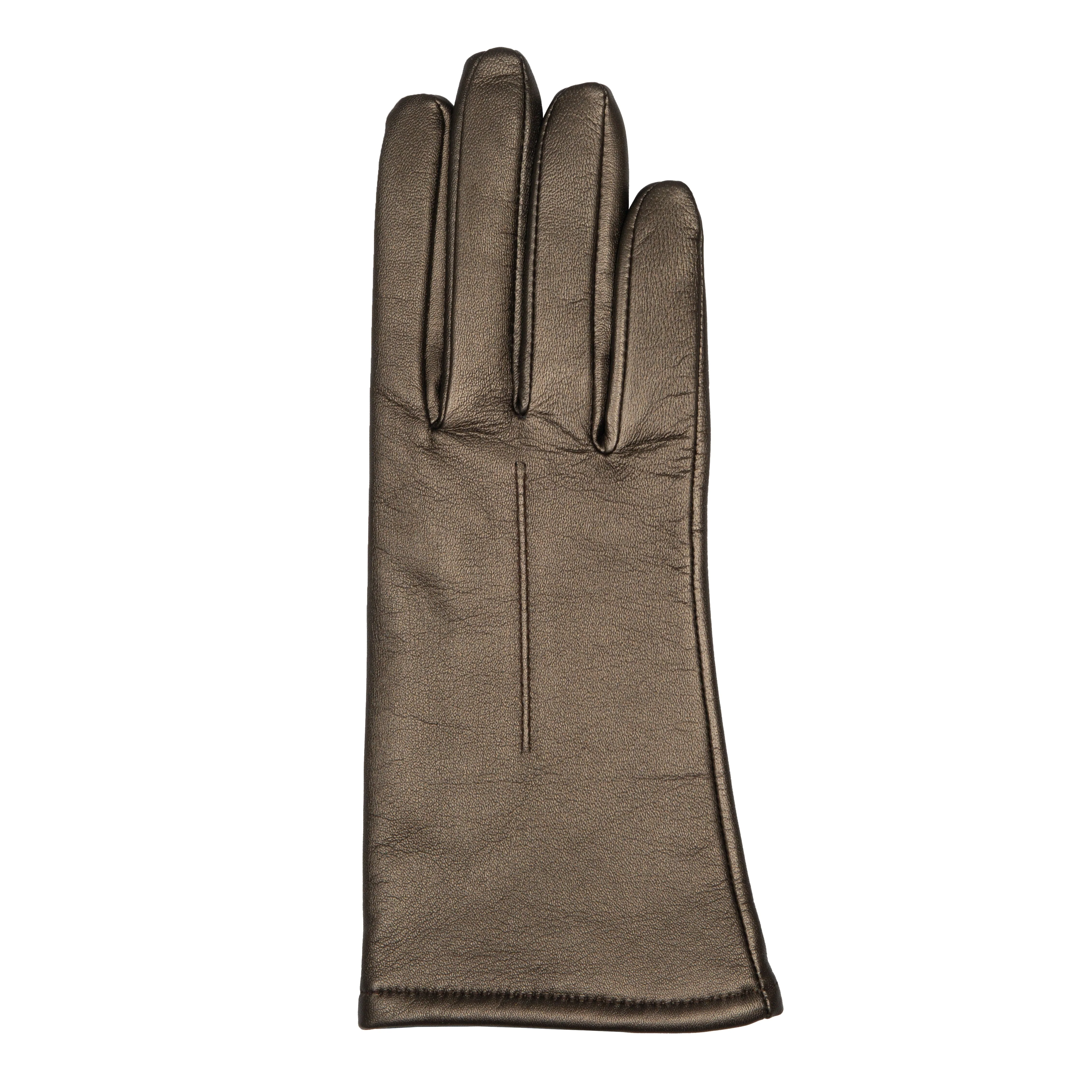 Women's Single-Point Lined Leather Gloves - Image 82