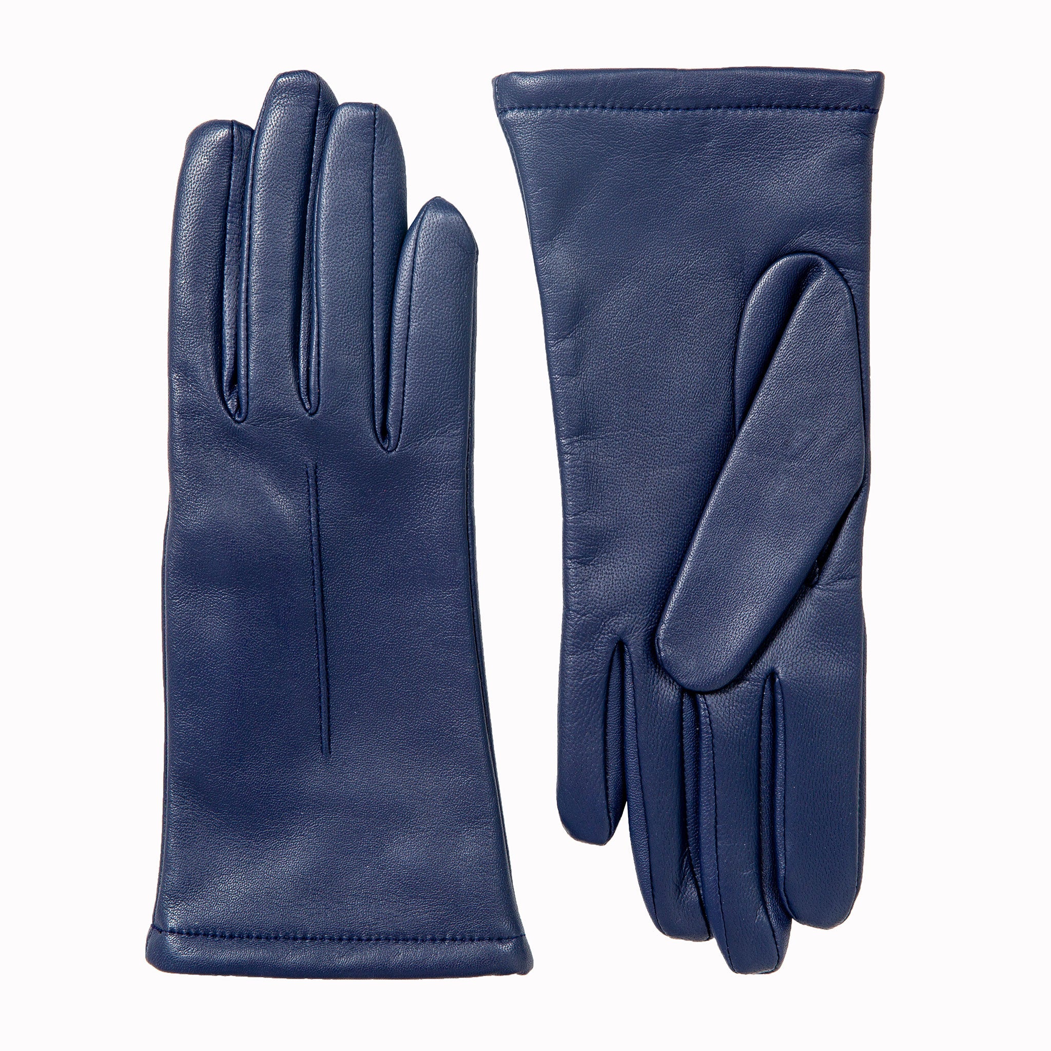 Women's Single-Point Lined Leather Gloves - Image 92