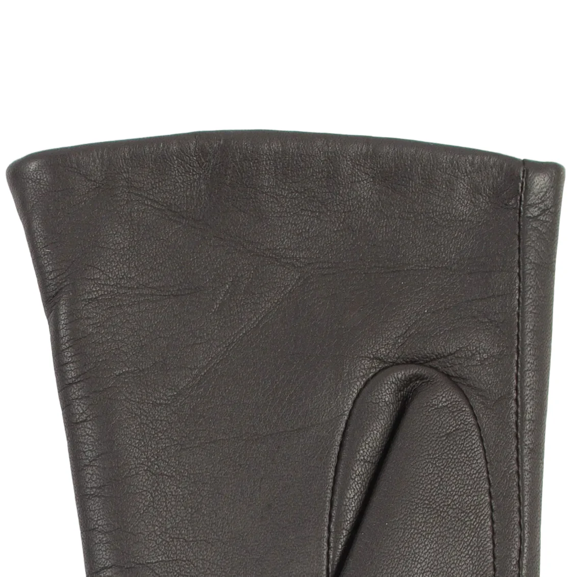 Women's Single-Point Fleece-Lined Leather Gloves - Image 6