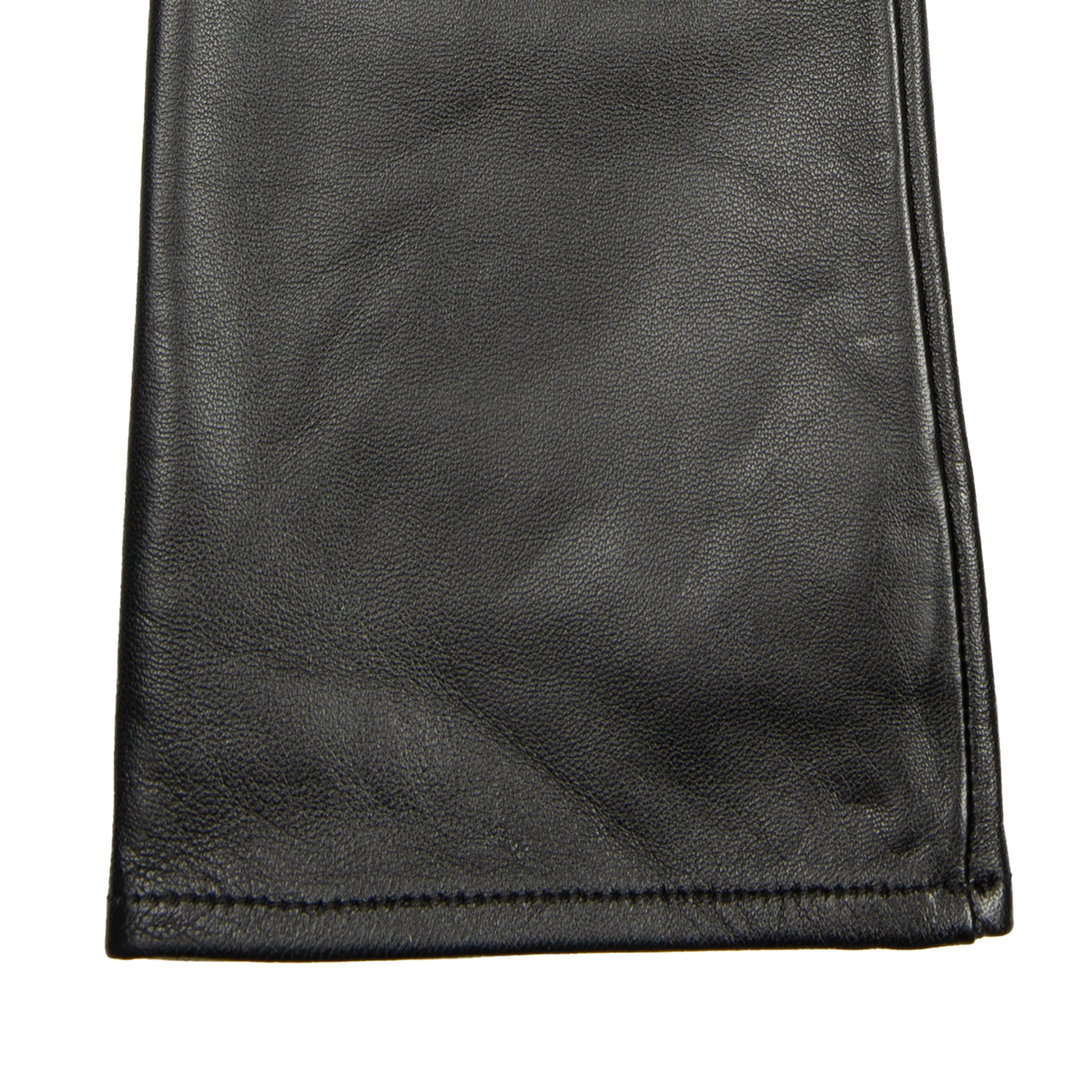 Women's Single-Point Long Above-Elbow Lined Leather Gloves - Image 30