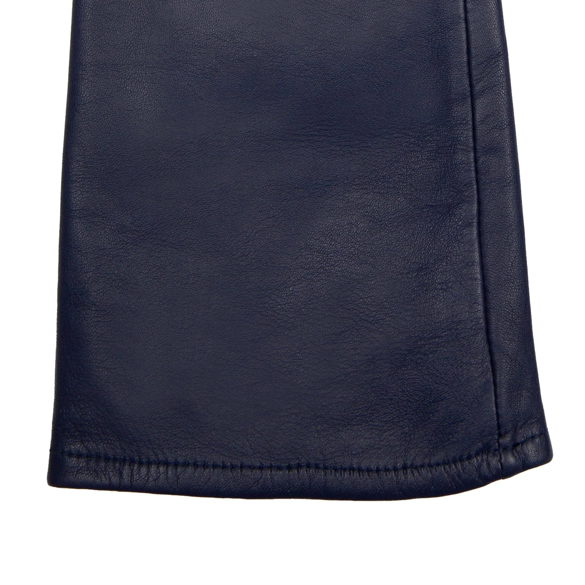 Women's Single-Point Long Above-Elbow Lined Leather Gloves - Image 58