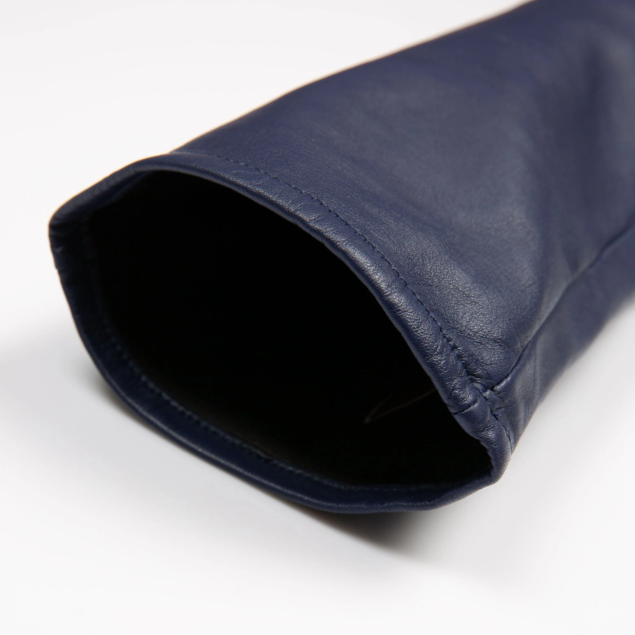 Women's Single-Point Long Above-Elbow Lined Leather Gloves - Image 63