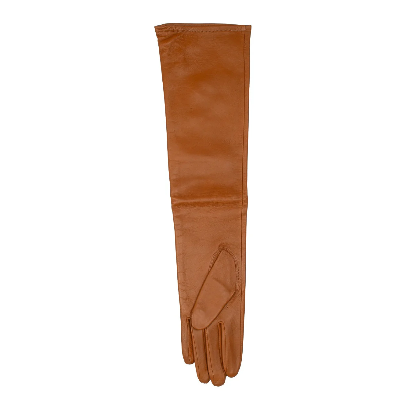 Women's Single-Point Long Above-Elbow Lined Leather Gloves - Image 95