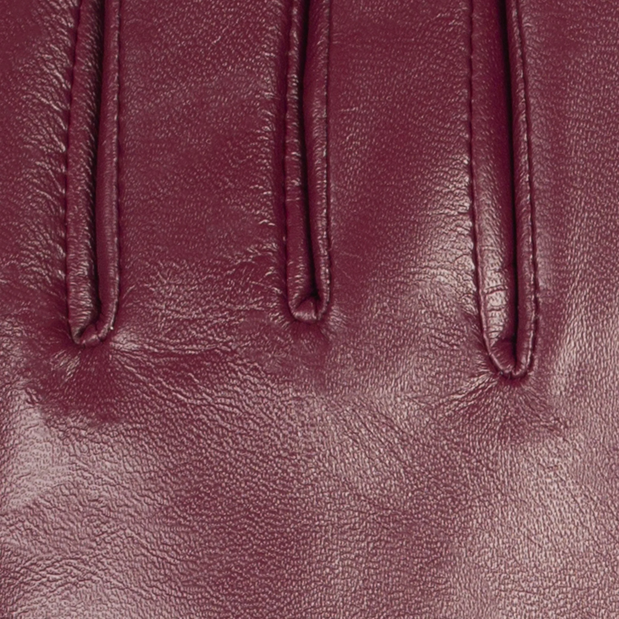 Women's Touchscreen Water-Resistant Faux Fur-Lined Leather Gloves with Buttons - Image 20