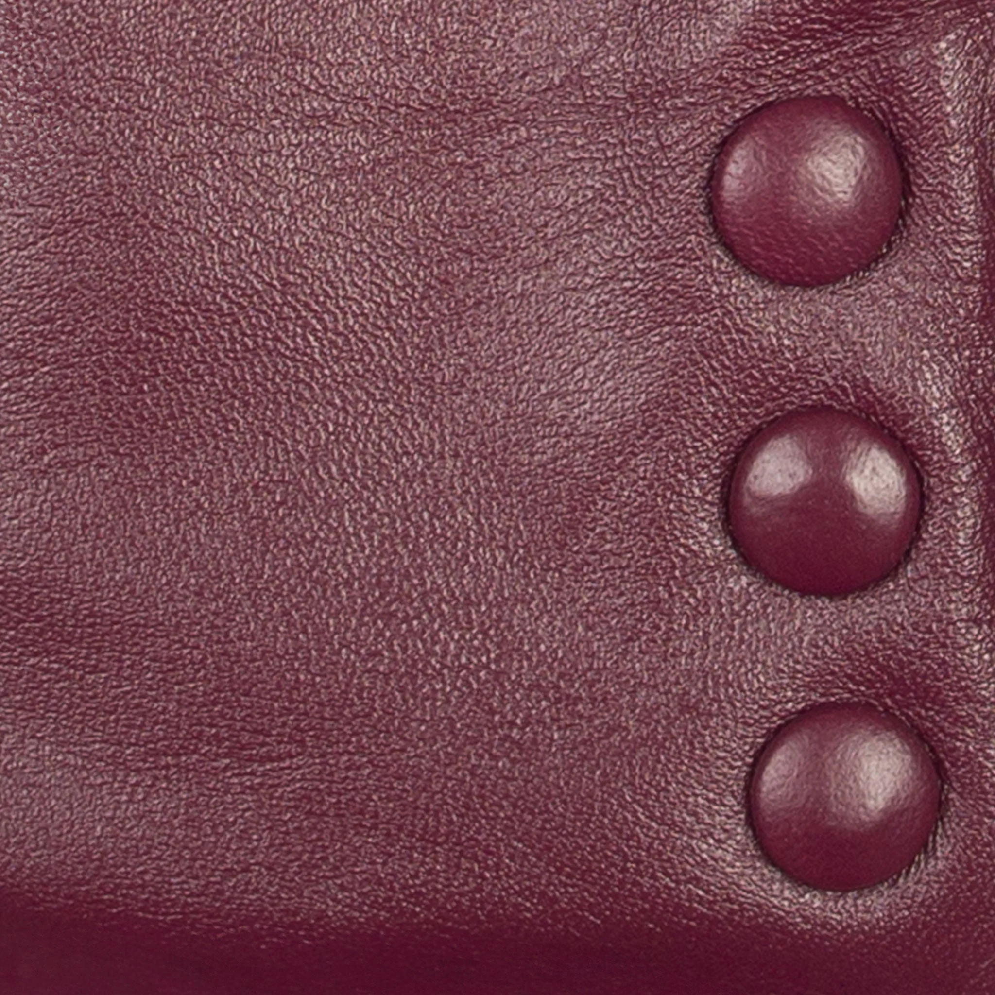 Women's Touchscreen Water-Resistant Faux Fur-Lined Leather Gloves with Buttons - Image 21