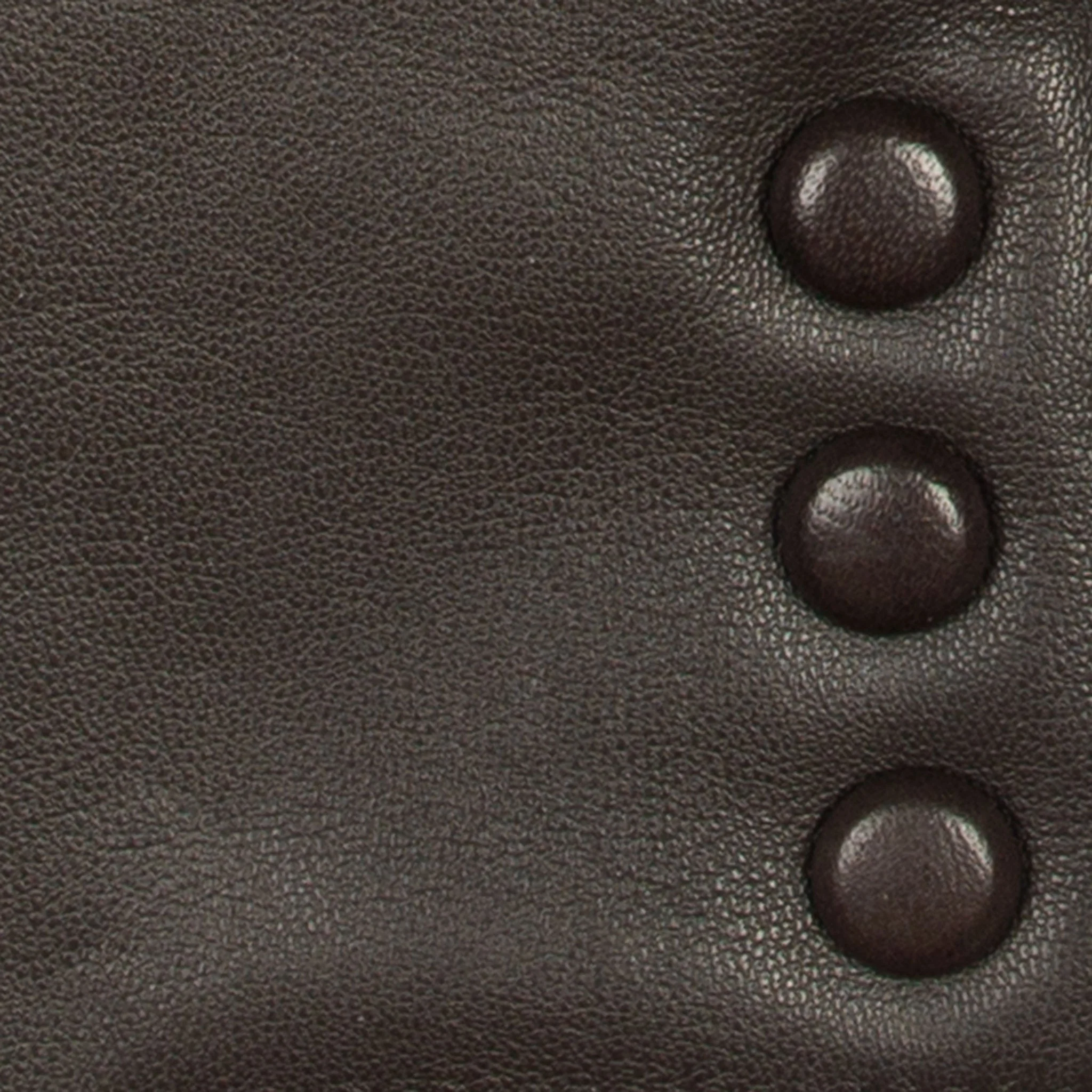 Women's Touchscreen Water-Resistant Faux Fur-Lined Leather Gloves with Buttons - Image 45