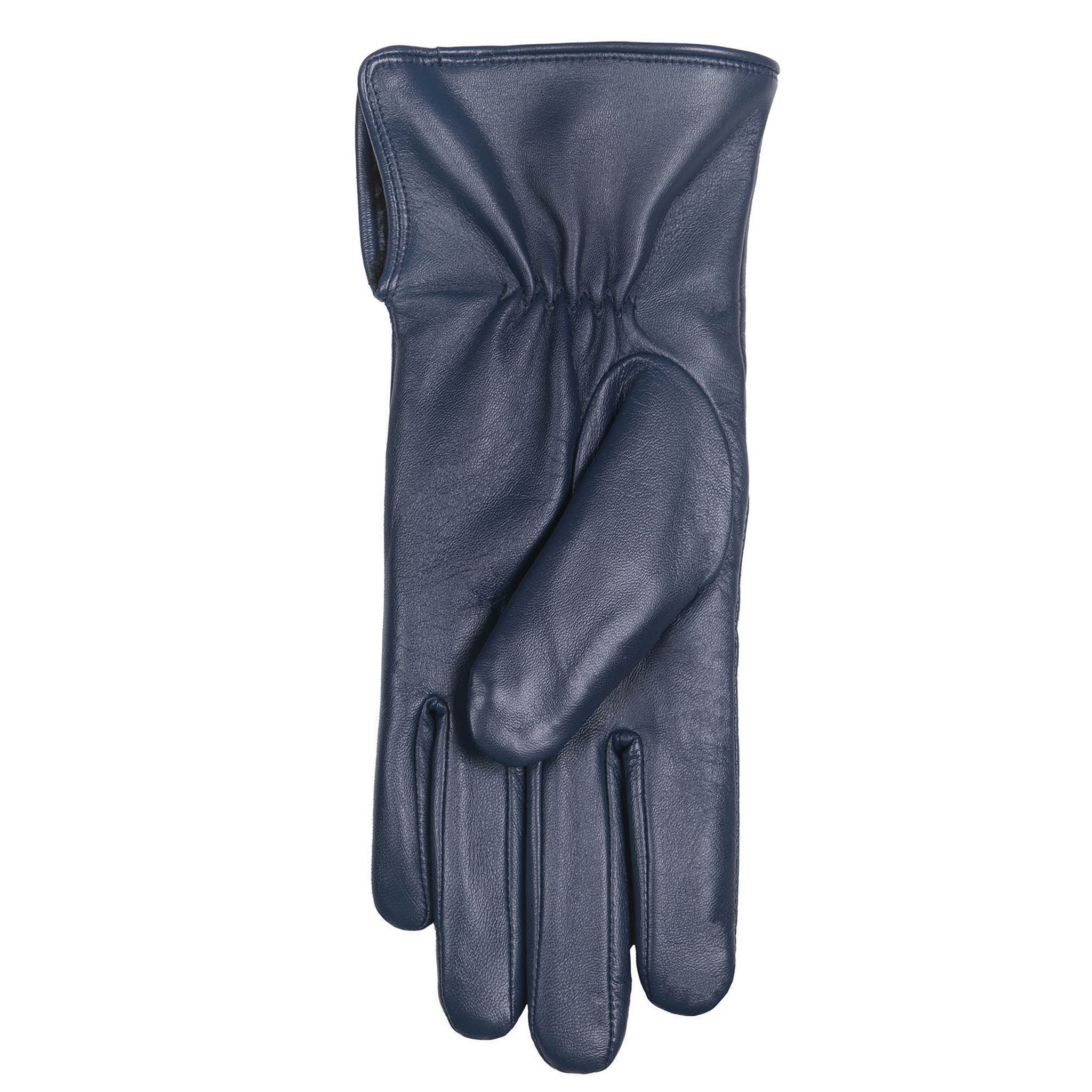 Women's Touchscreen Water-Resistant Faux Fur-Lined Leather Gloves with Buttons - Image 55