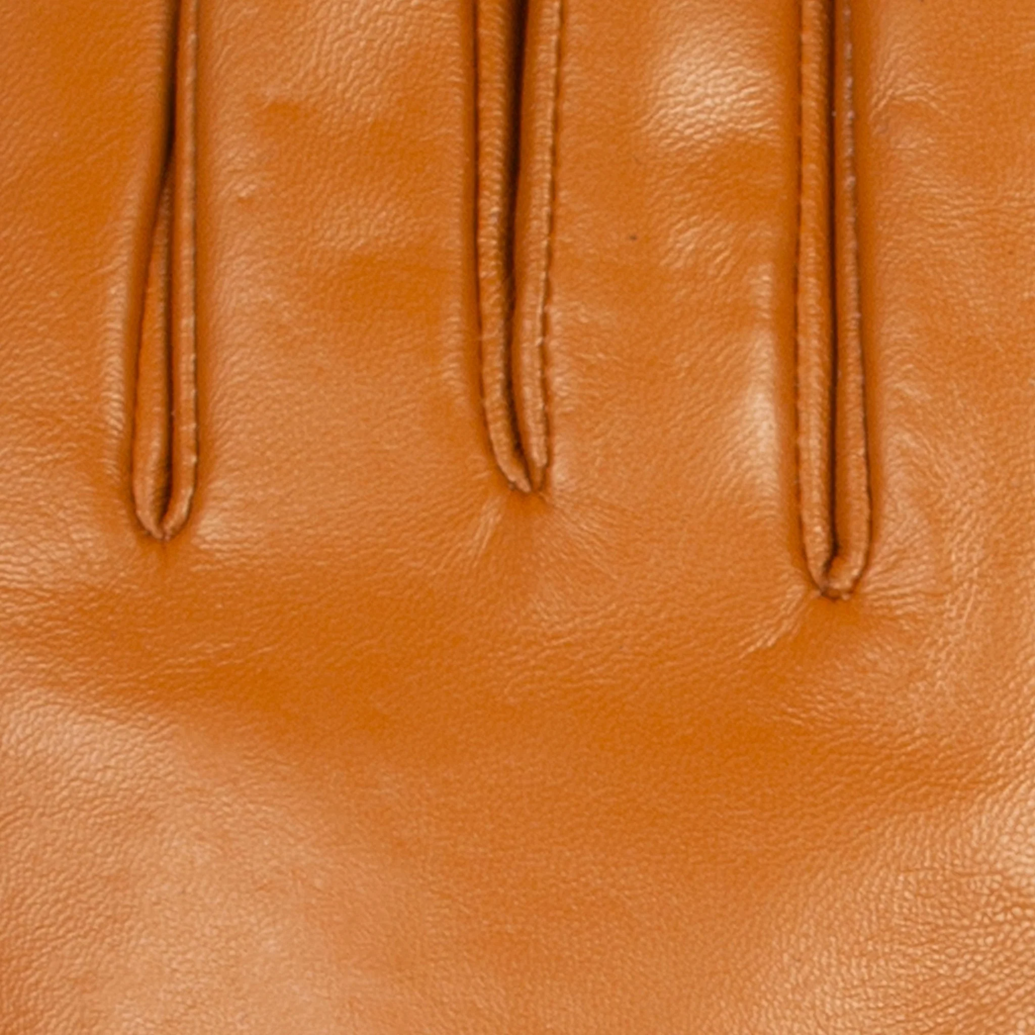 Women's Touchscreen Water-Resistant Faux Fur-Lined Leather Gloves with Buttons - Image 8