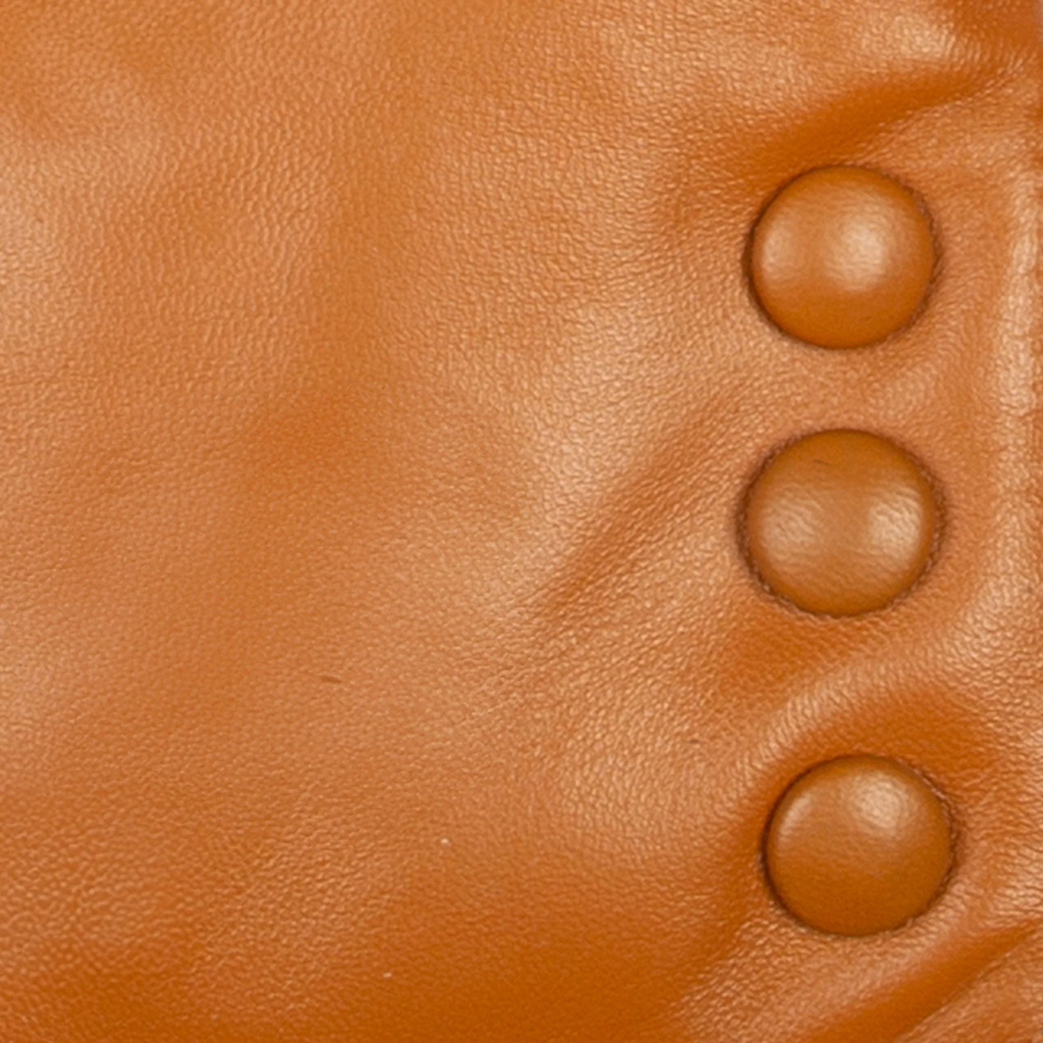 Women's Touchscreen Water-Resistant Faux Fur-Lined Leather Gloves with Buttons - Image 9