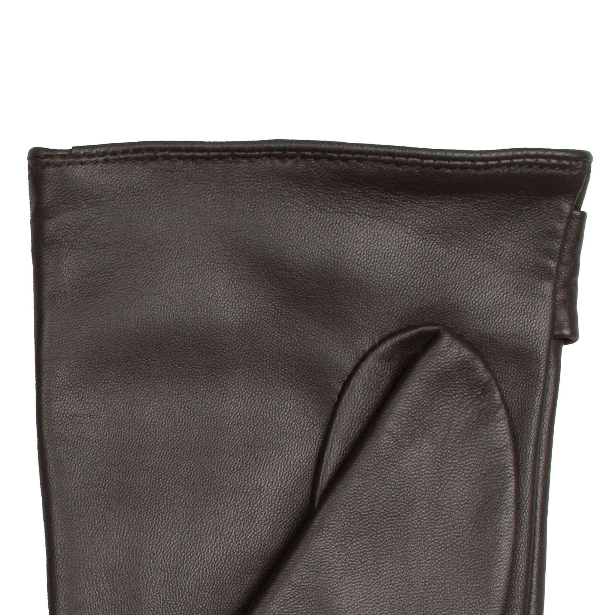 Women's Touchscreen Water-Resistant Lined Leather Gloves with Bow - Image 32