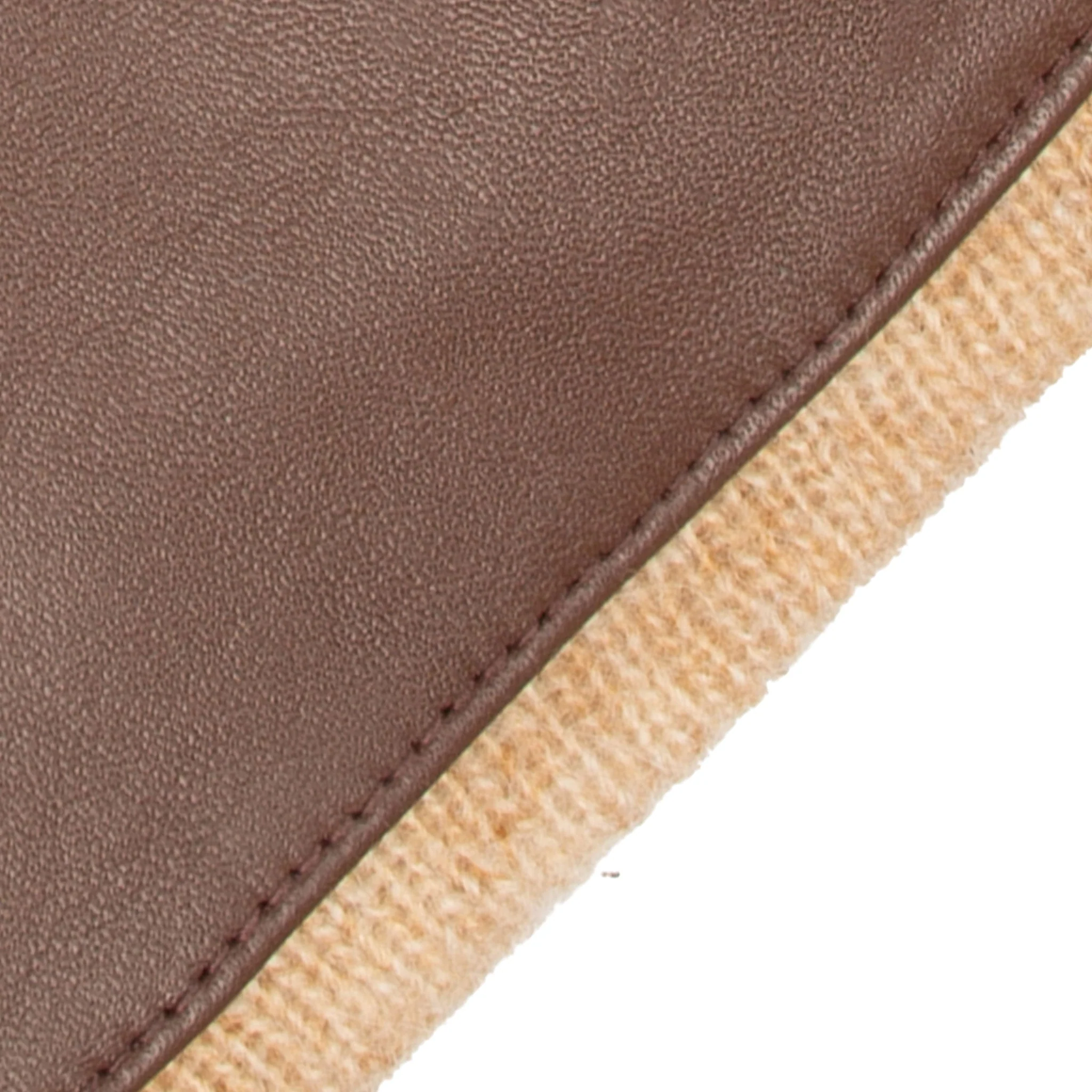 Women's Touchscreen Water-Resistant Wool Blend-Lined Leather Gloves with Snaffle and Stitch Detail - Image 12