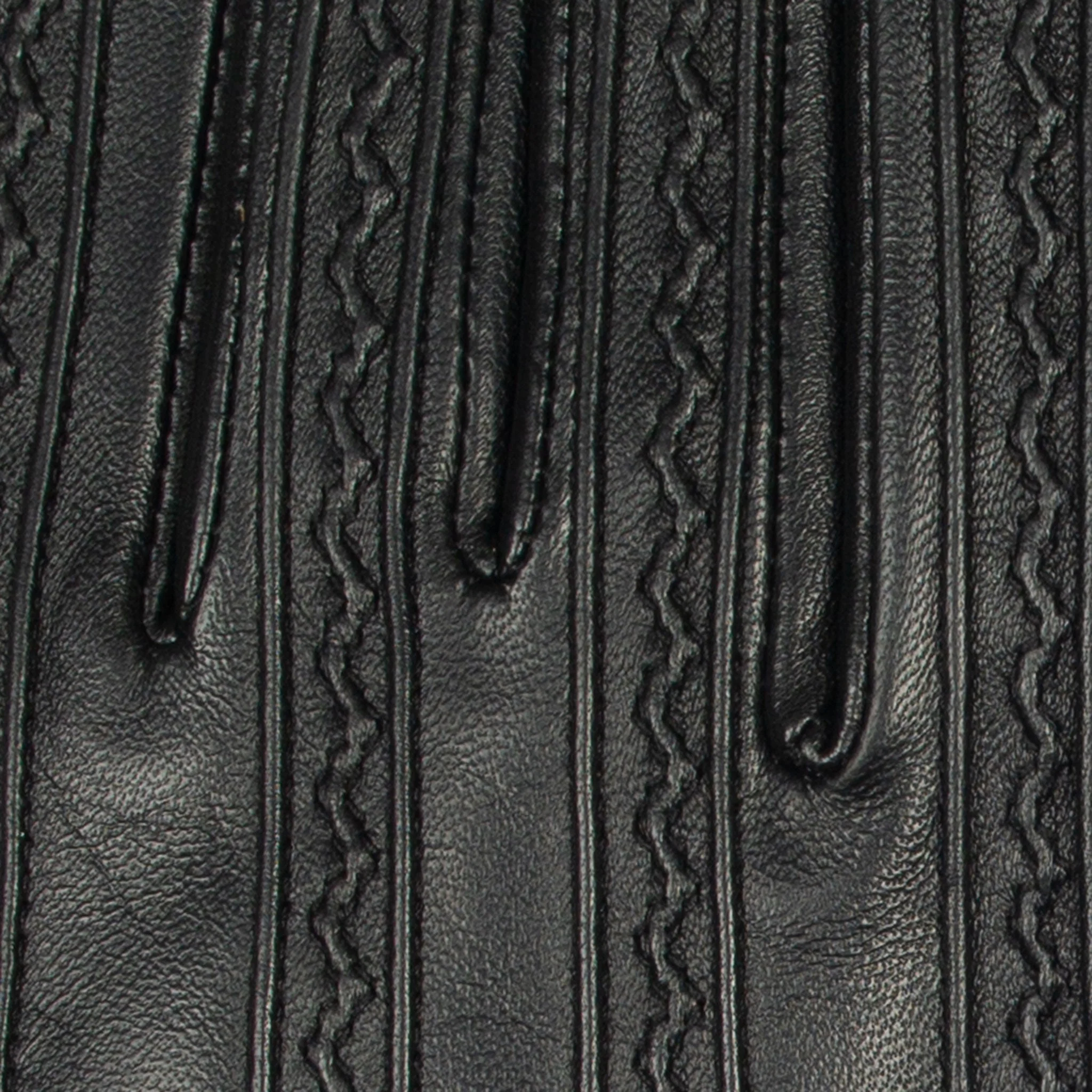 Women's Touchscreen Water-Resistant Wool Blend-Lined Leather Gloves with Snaffle and Stitch Detail - Image 21